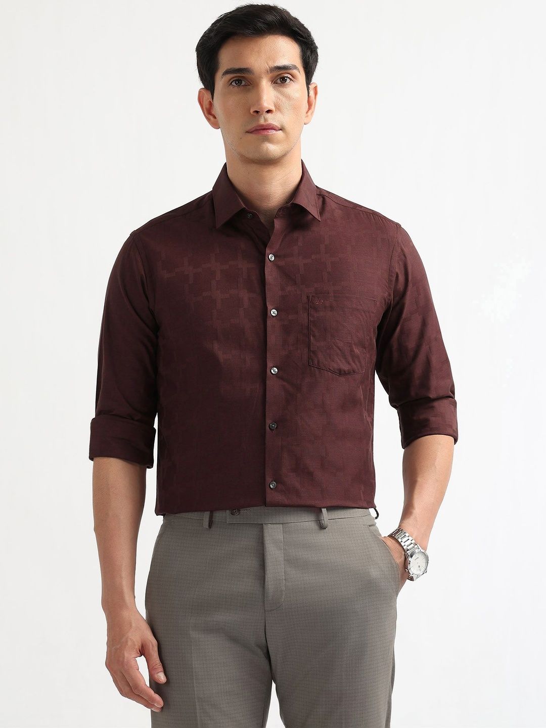 Arrow Men Slim Fit Formal Shirt-picture-38