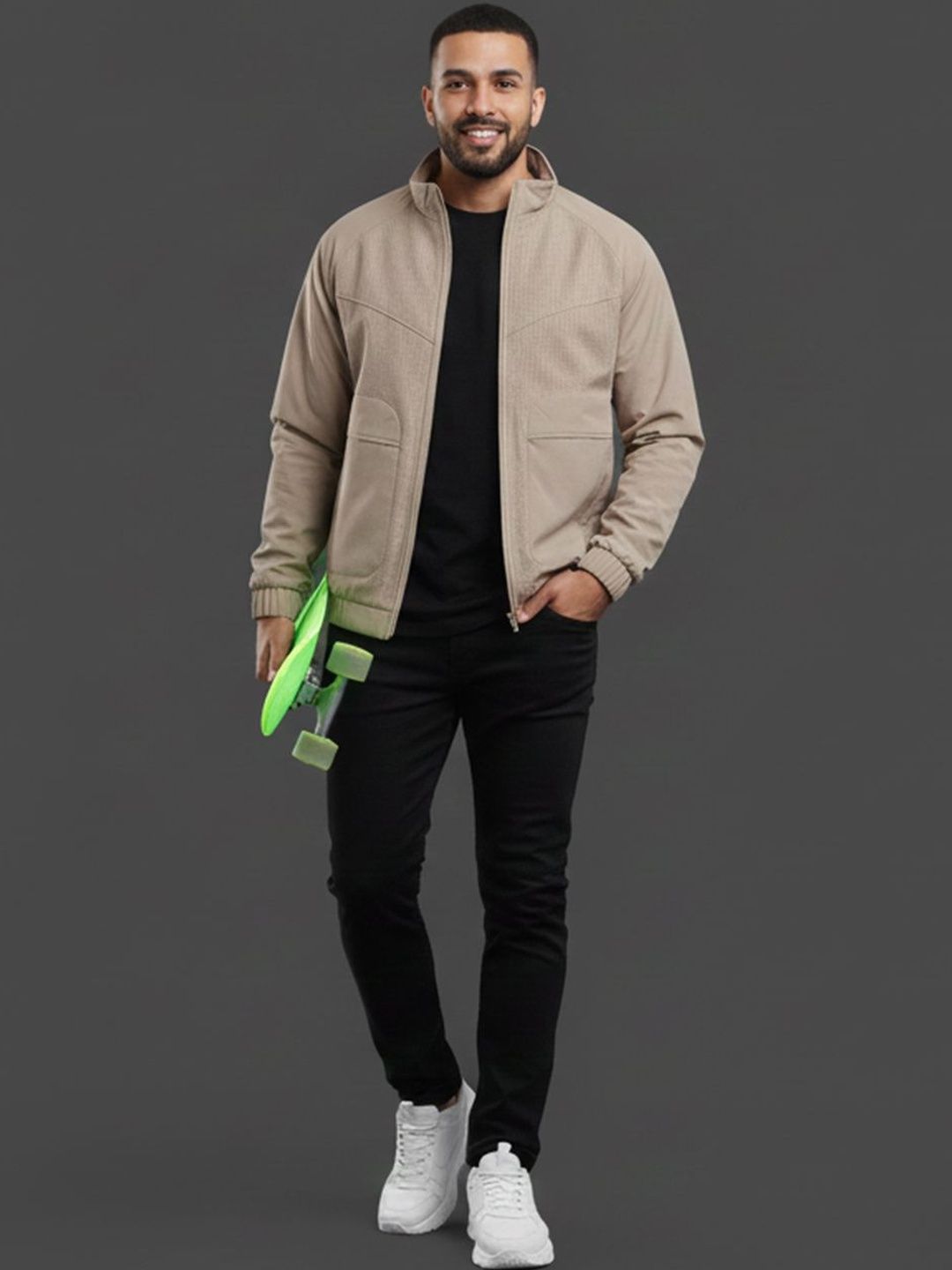 UNEX Men Lightweight Bomber Jacket-picture-27