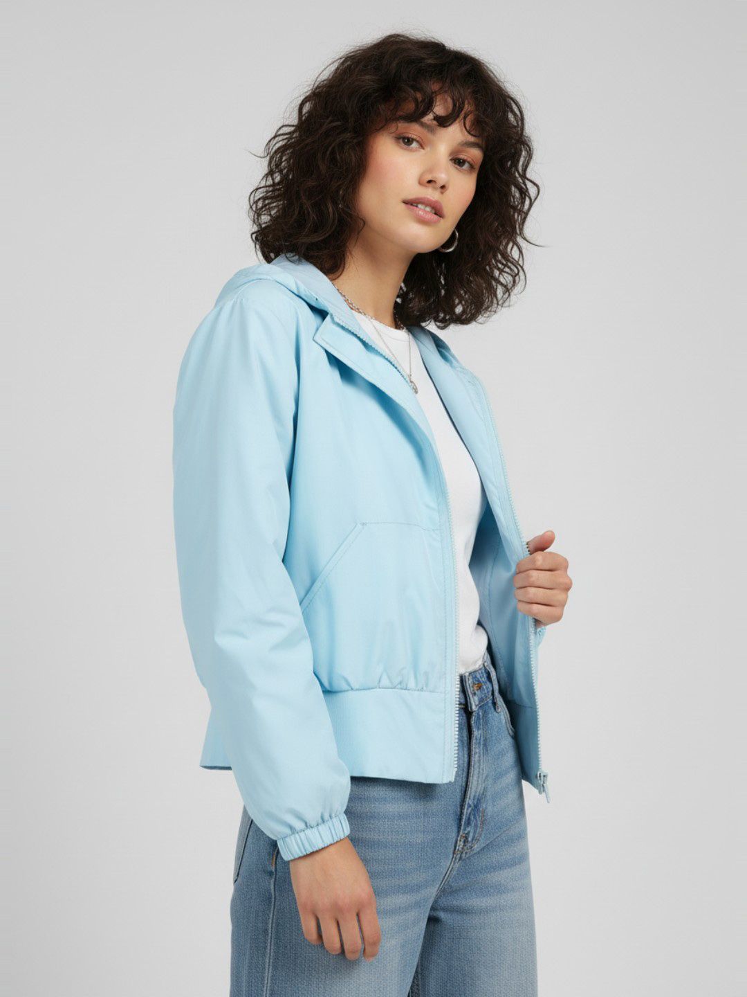 glitchez Hooded Windcheater Tailored Jacket-picture-11