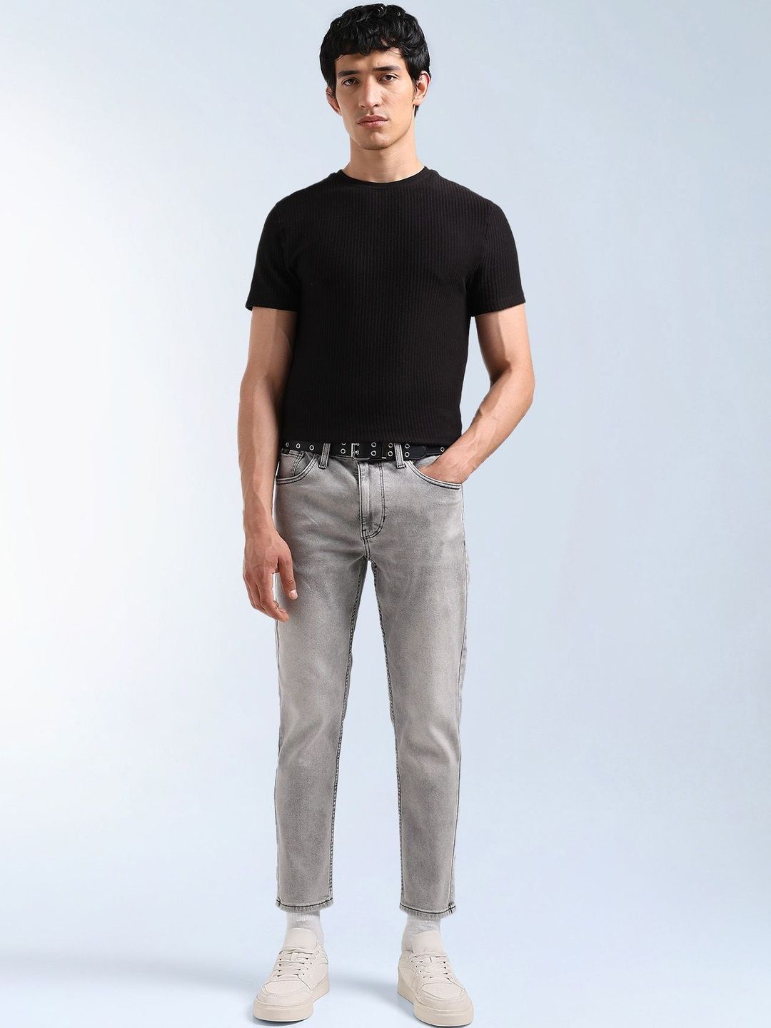 Flying Machine Men Relaxed Fit Mid-Rise Light Fade Stretchable Jeans-picture-24