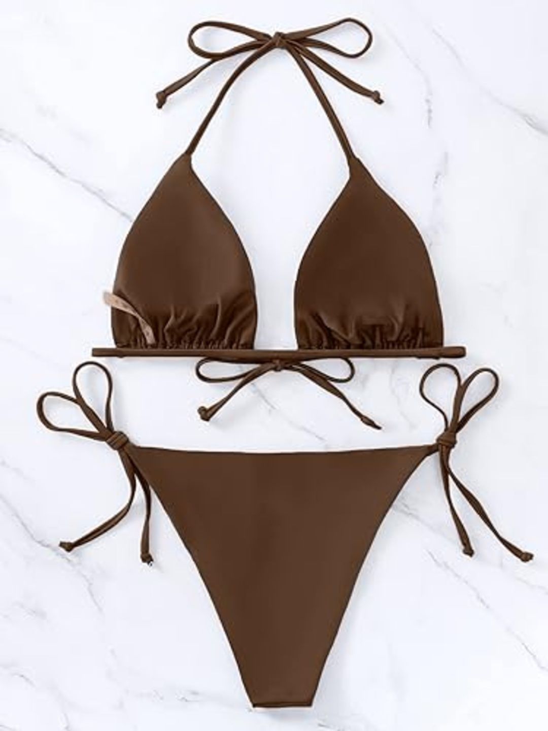 fanery sue Halter Neck Swim Bikini Set-image-48