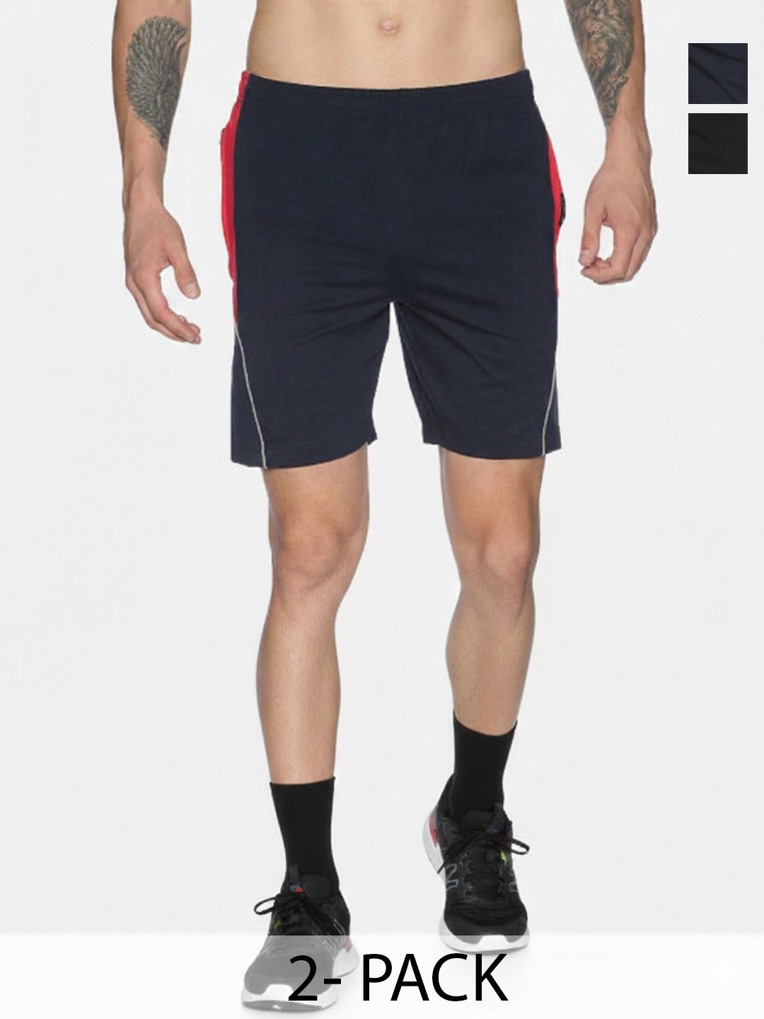 Dollar Men Pack Of 2 Cotton Shorts-picture-11