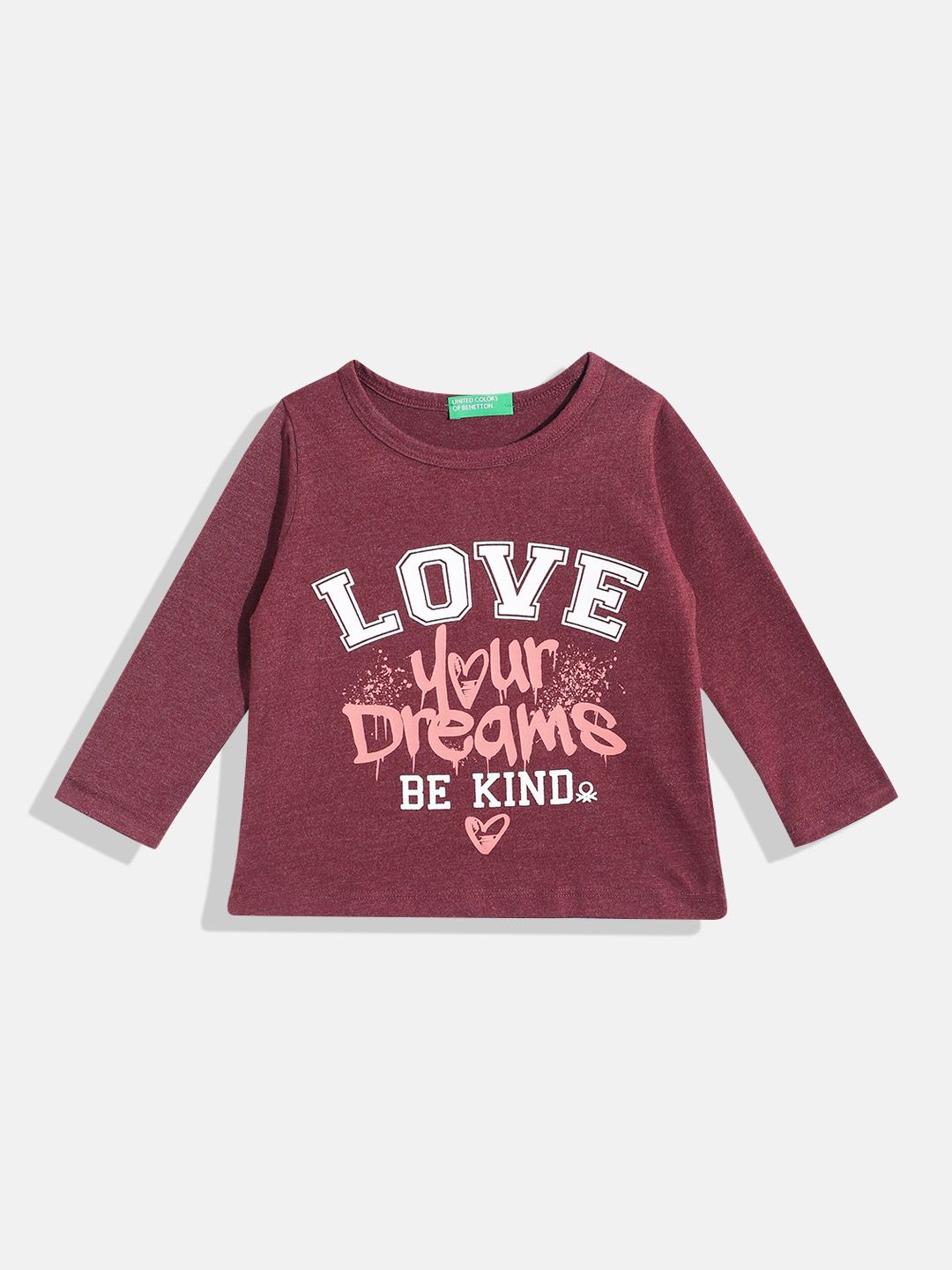 United Colors of Benetton Girls Typography Printed T-shirt-picture-21