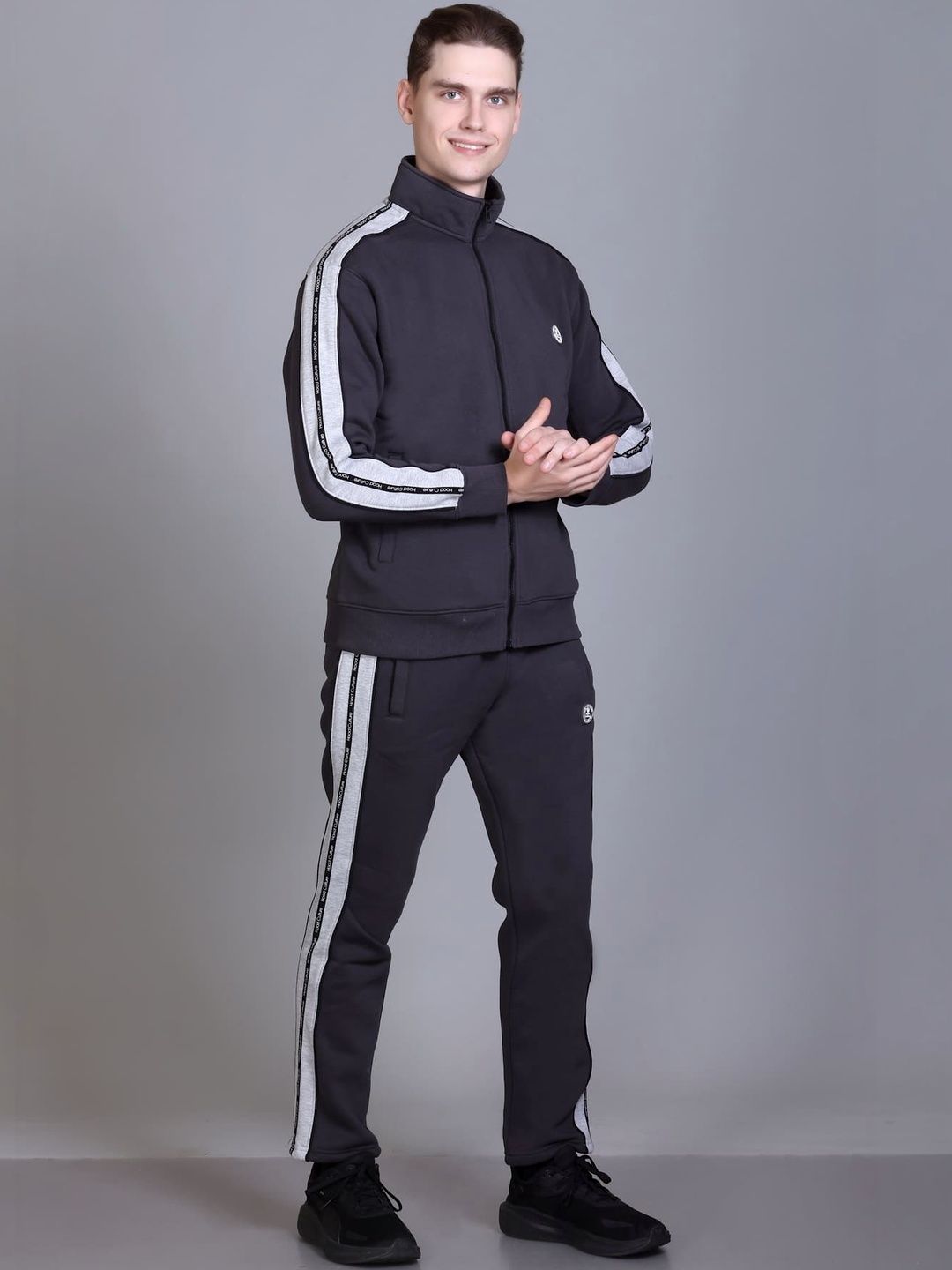HOOD CULTURE Men Hooded Neck Tracksuits-image-33