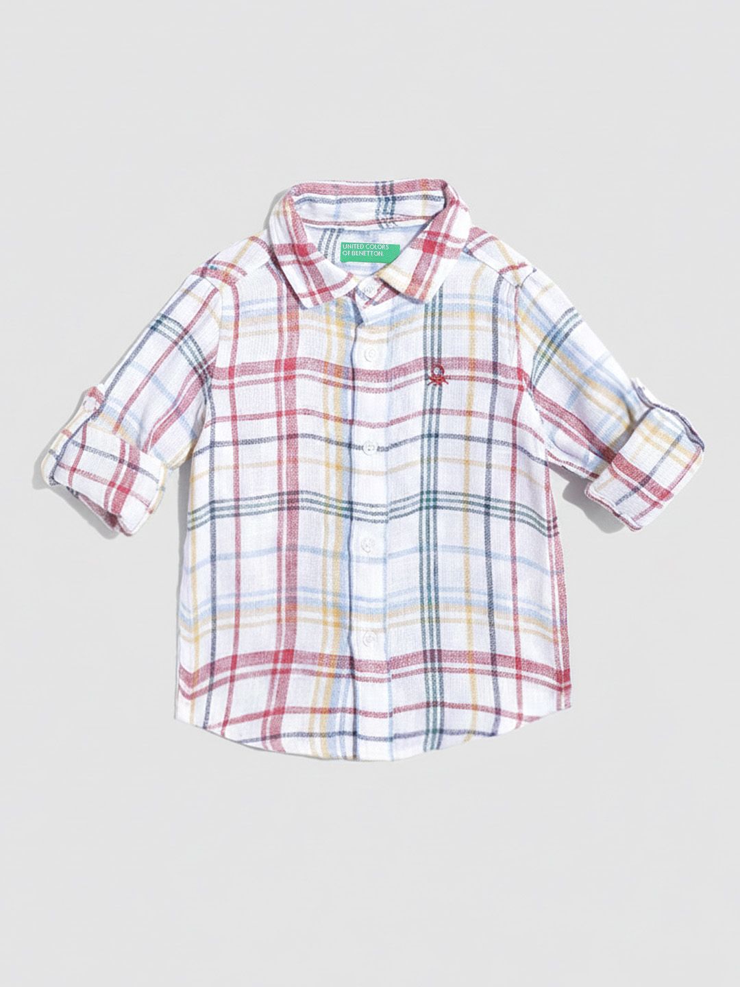 United Colors of Benetton Boys Checked Casual Shirt-picture-50