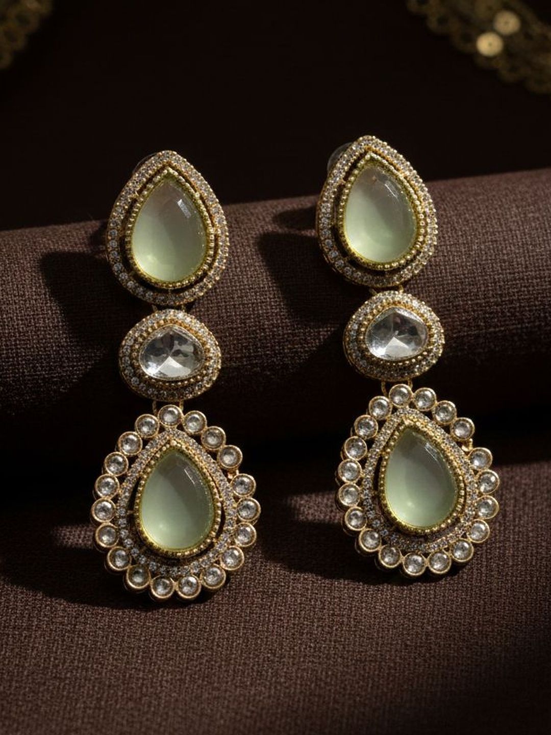 SHONA'S STYLE Teardrop Shaped Drop Earrings-picture-7