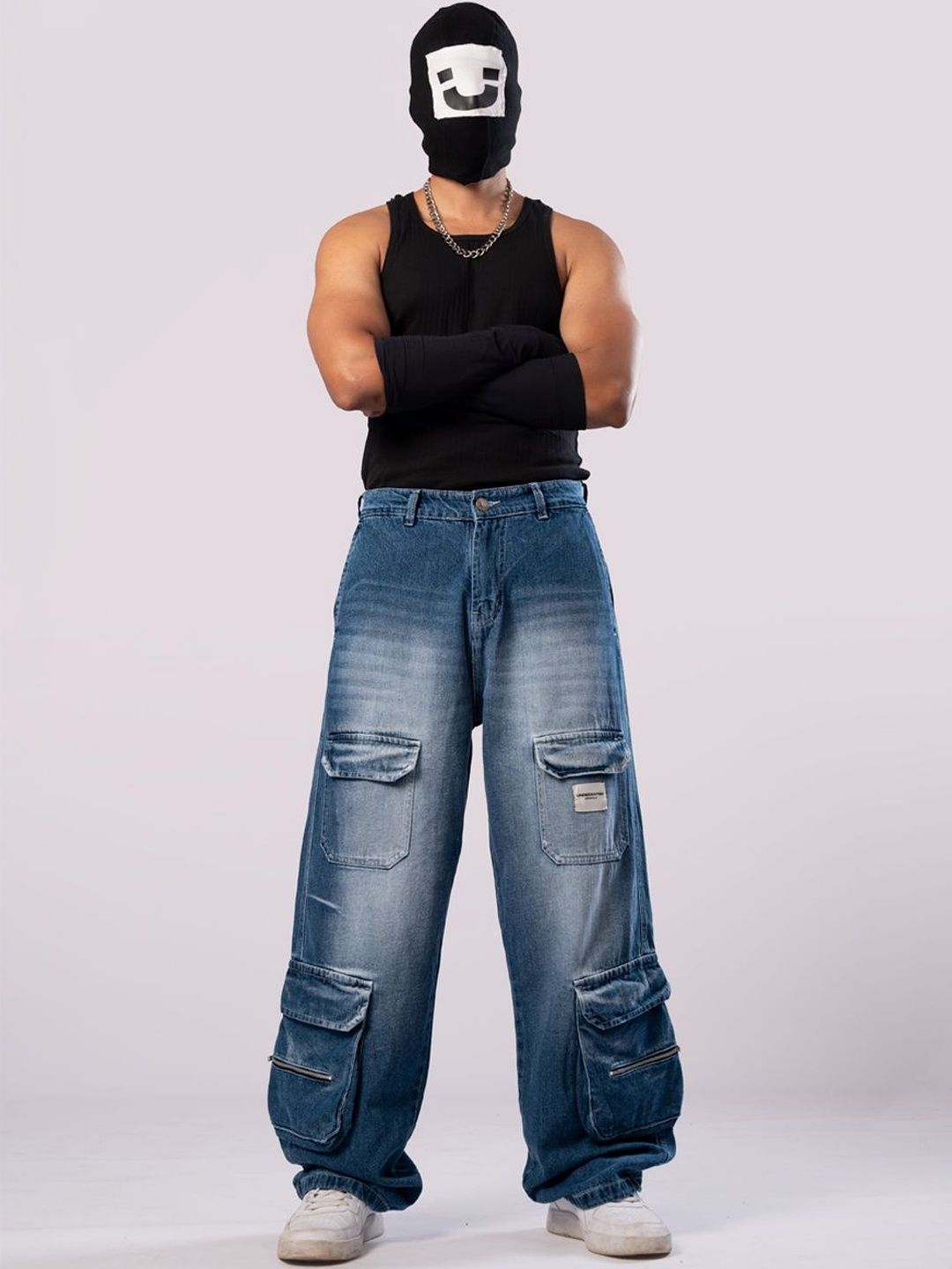 Underrated Club Men Mid-Rise Low Distress Heavy Fade Jeans-picture-20