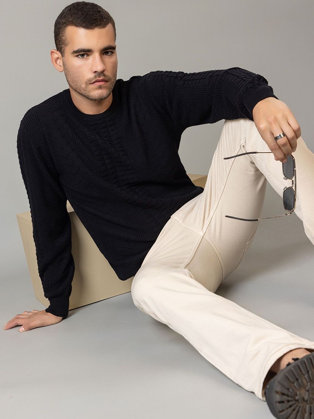 Club York Men Cable Knit Pullover-picture-28