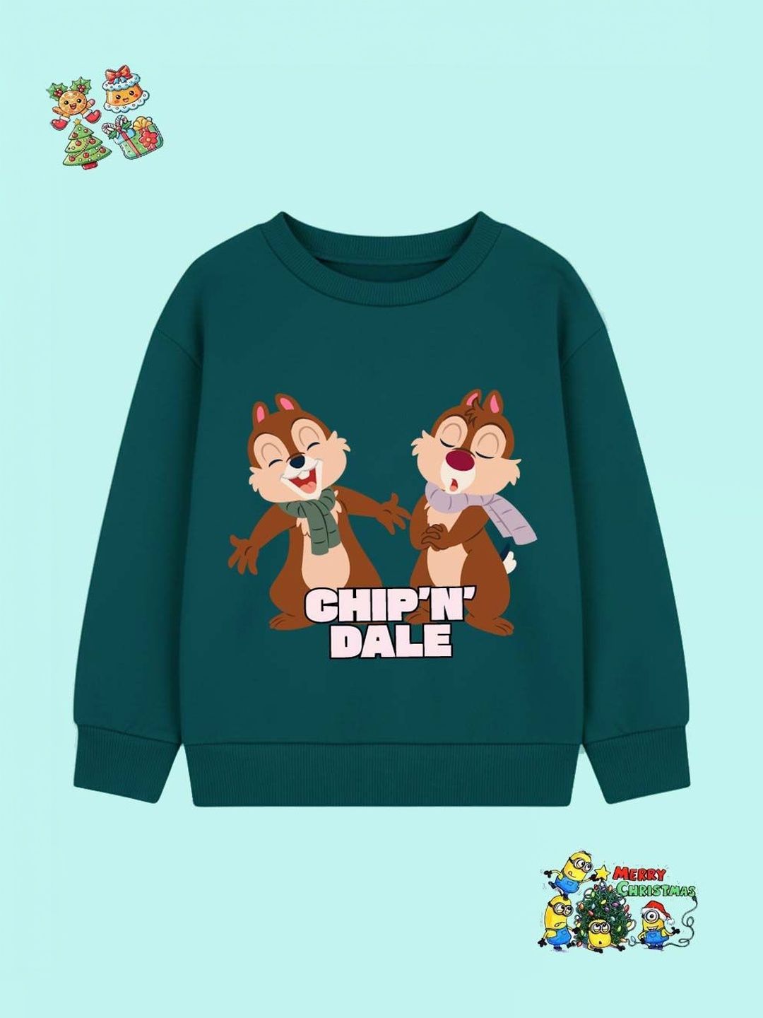 YK Girls Printed Sweatshirt-picture-13