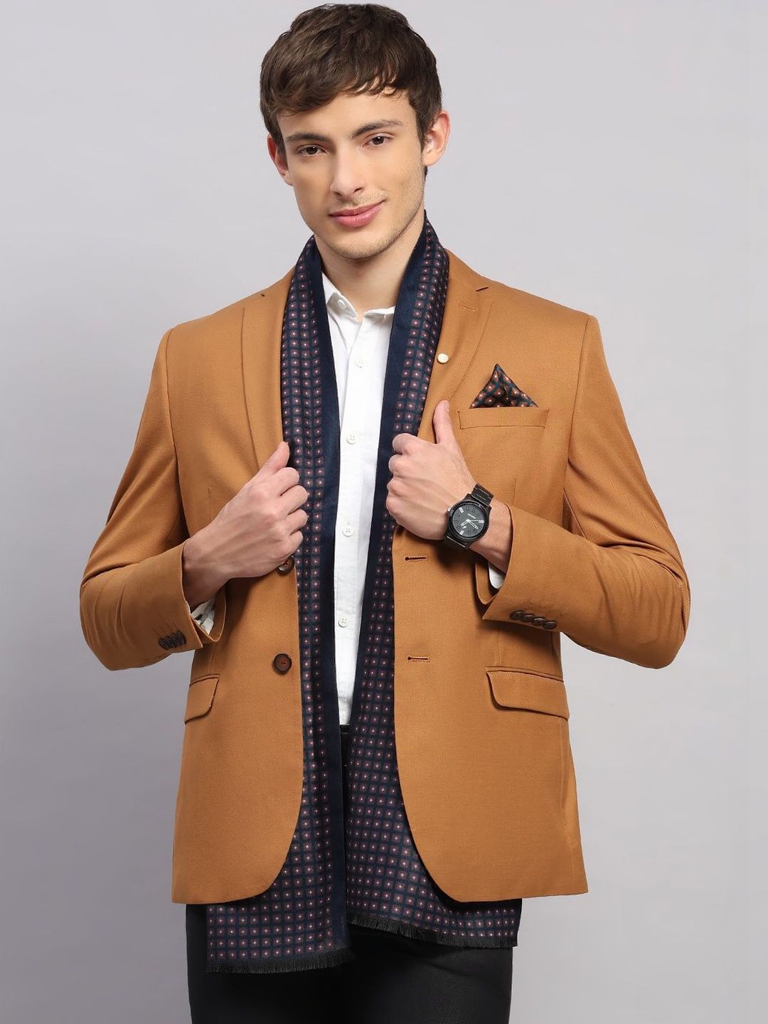 Monte Carlo Men Merino Wool Mufflers-picture-16