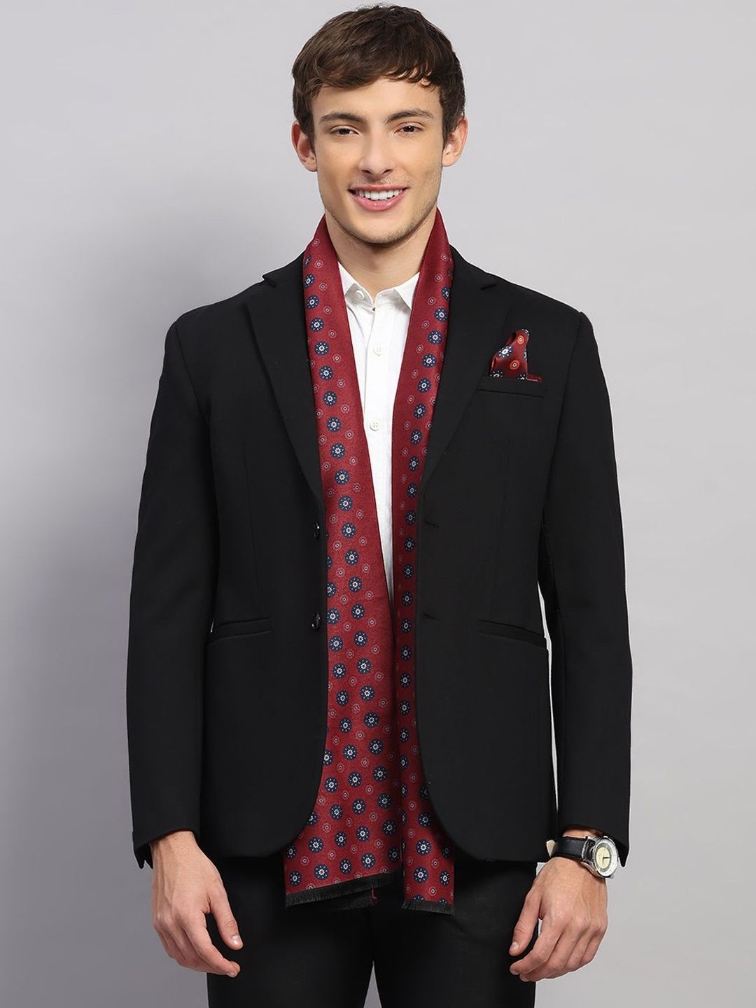 Monte Carlo Men Merino Wool Mufflers-picture-18