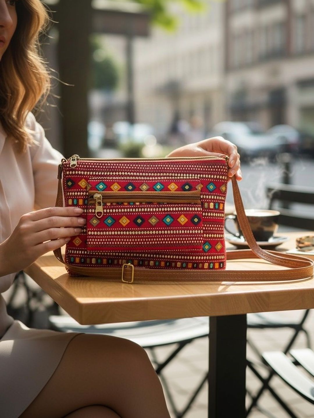 SZN Ethnic Motifs Printed Sling Bag-image-32