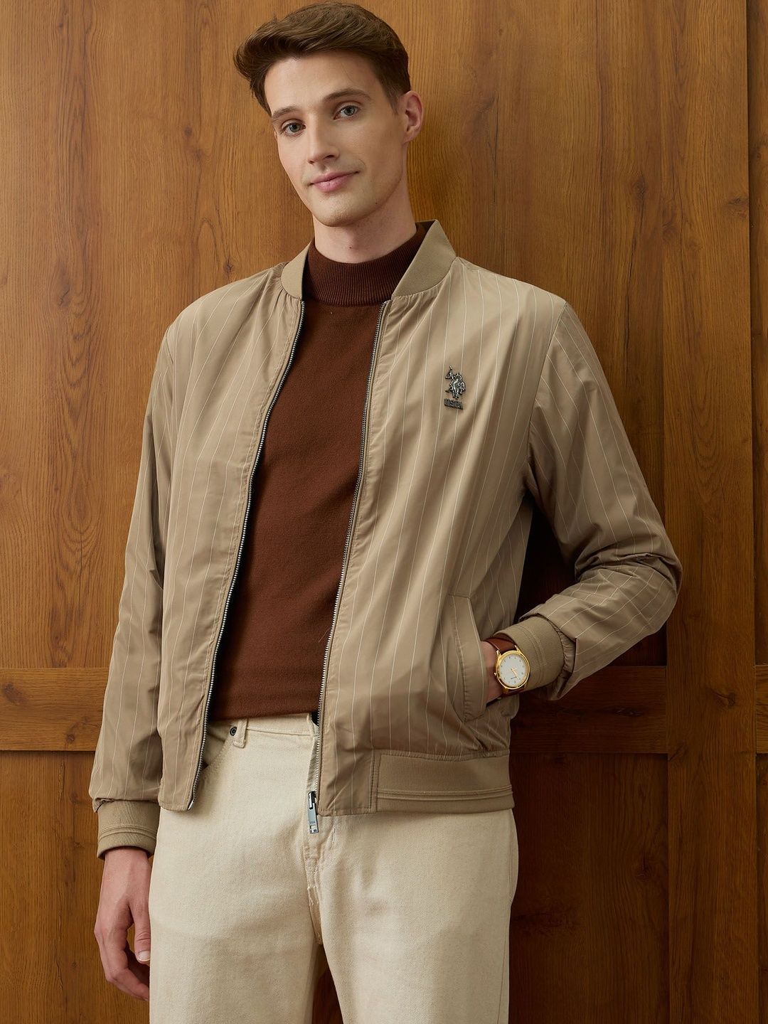 U.S. Polo Assn. Men Reversible Bomber Jacket-picture-22