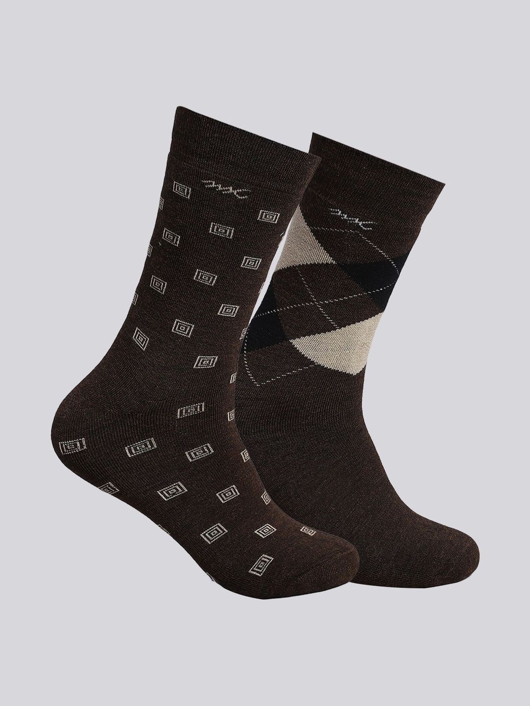 Monte Carlo Men Pack Of 2 Cotton Calf Length Socks-picture-31