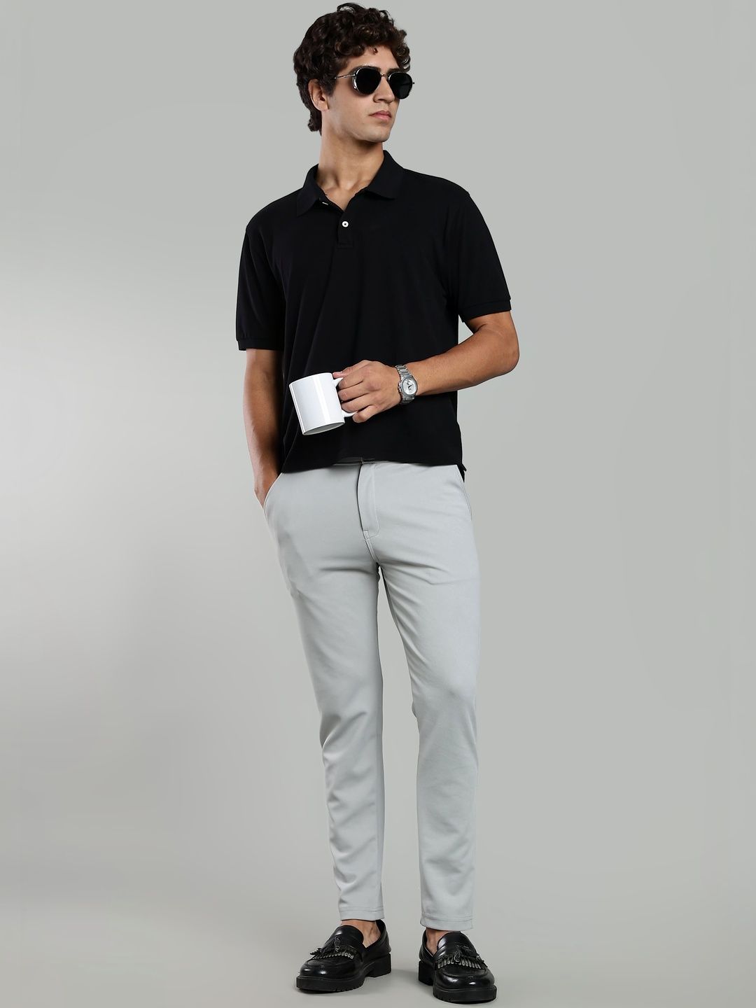 SWADESI STUFF Men Smart Trousers-picture-25