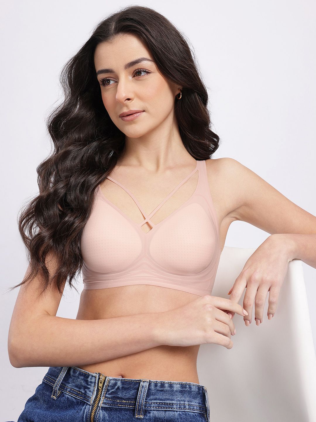 glitchez Lightly Padded Seamless Bra-picture-11