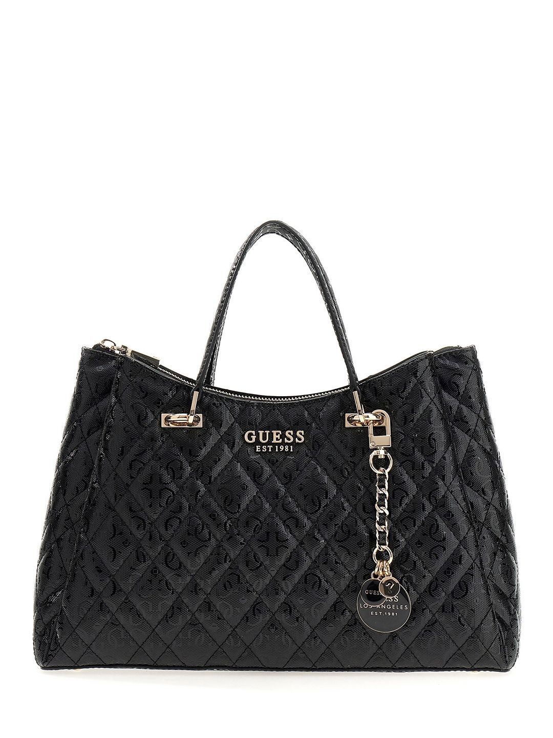 GUESS PU Structured Handheld Bag with Quilted-picture-51