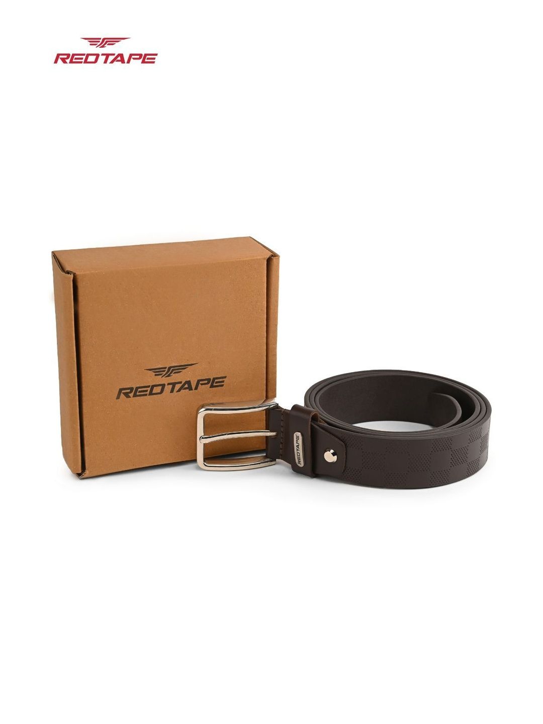 Red Tape Men Textured Leather Formal Belt-picture-35