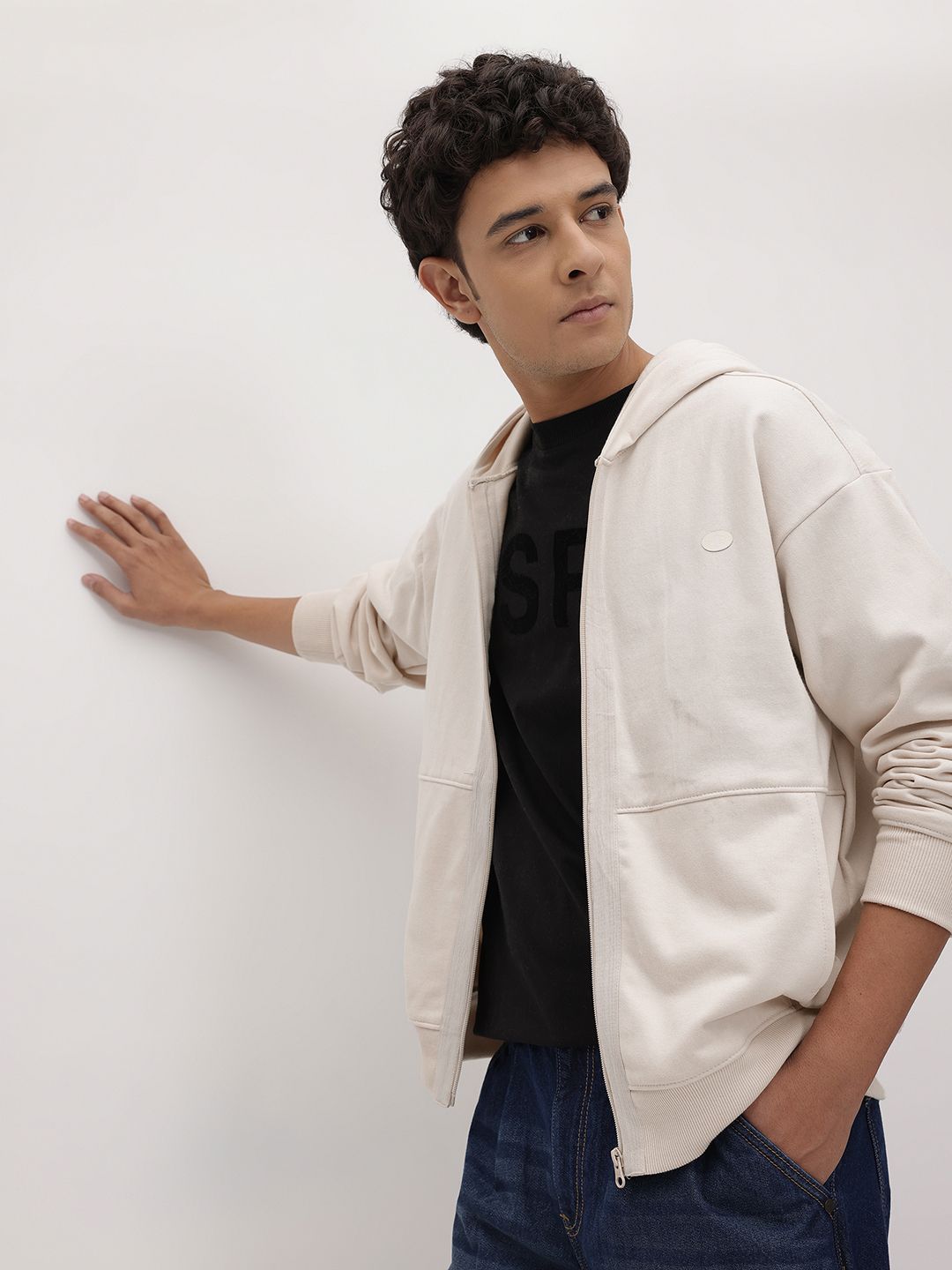The Roadster life Co. Hooded Relaxed Fit Sweatshirt-picture-42