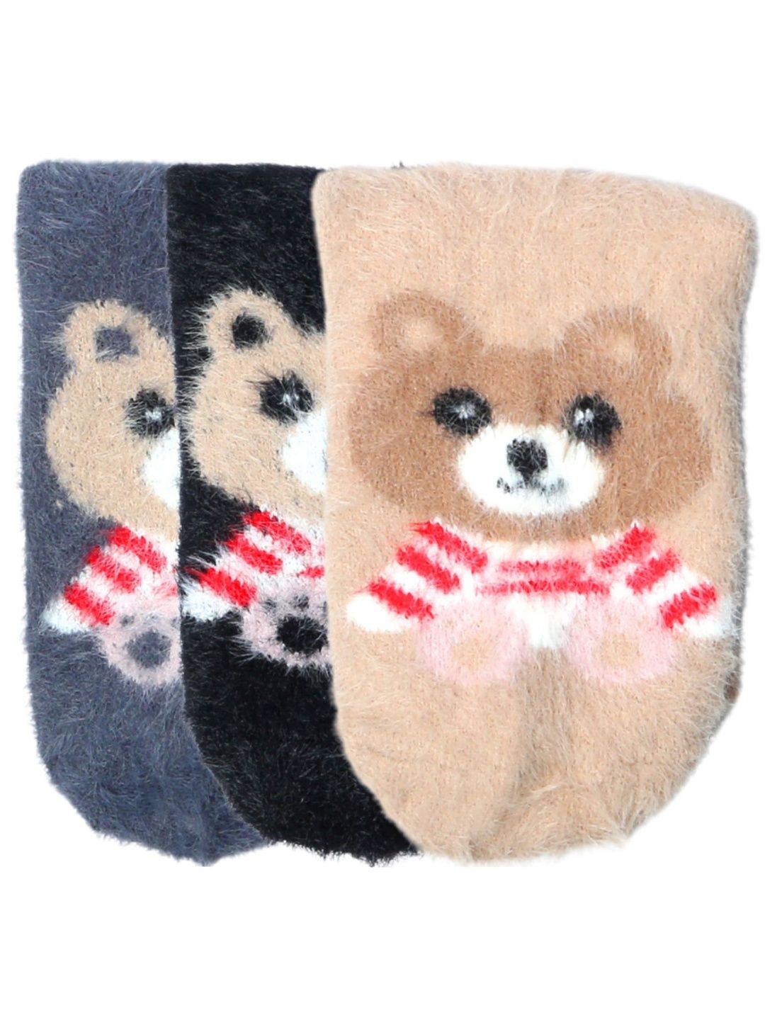 N2S NEXT2SKIN Kids Pack of 3 Patterned Ankle Length Socks-picture-11