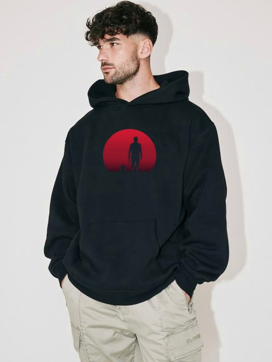 Stitchmeashirt Men Dog Wick Printed Long Sleeve Hooded Sweatshirt-picture-33