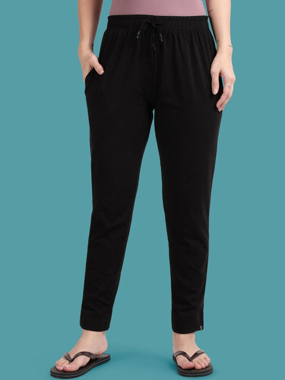 TWIN BIRDS Printed Cotton Straight Lounge Pants-image-11