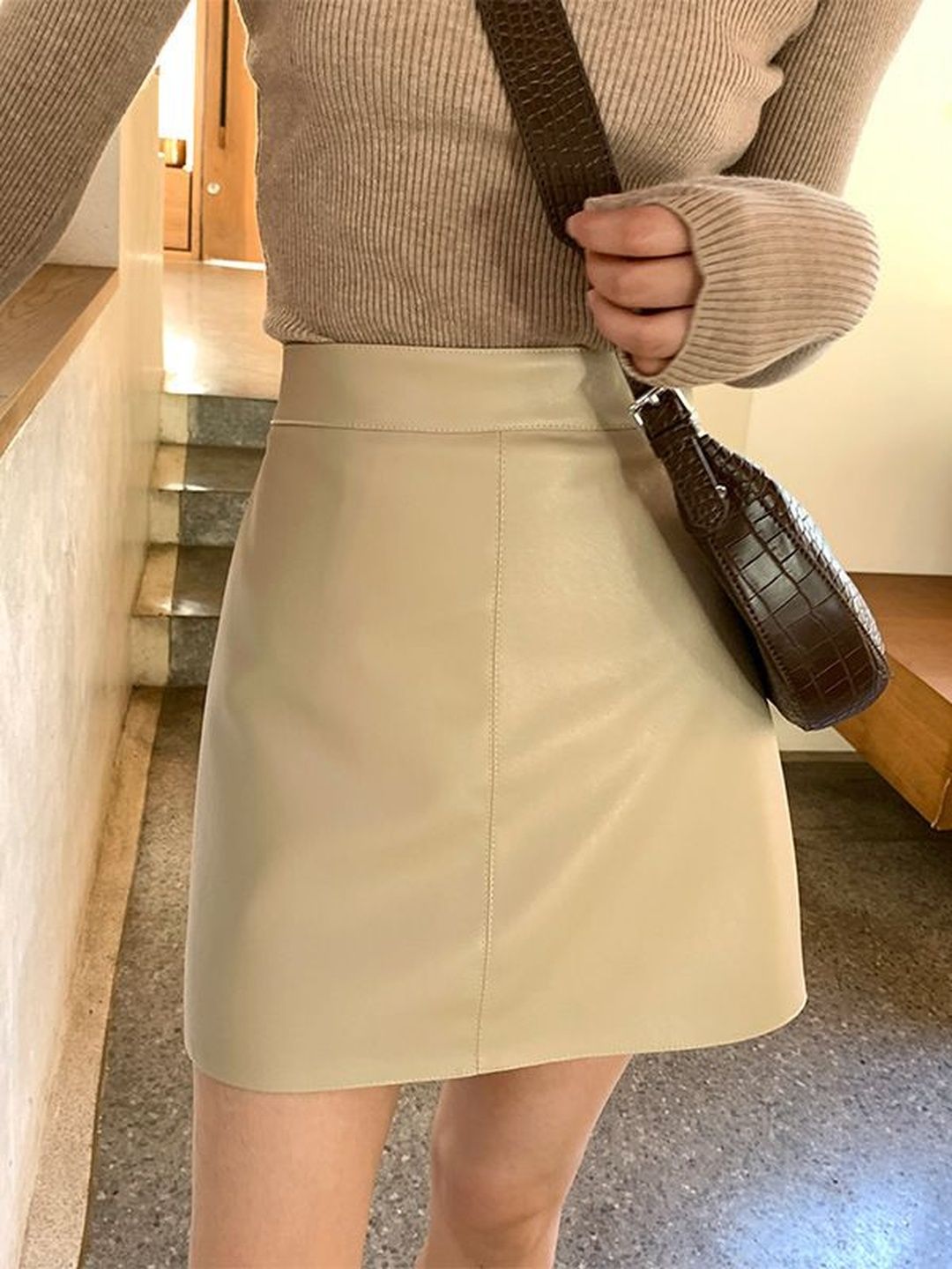 HERE&NOW Mini-Length A-Line Skirts-picture-22