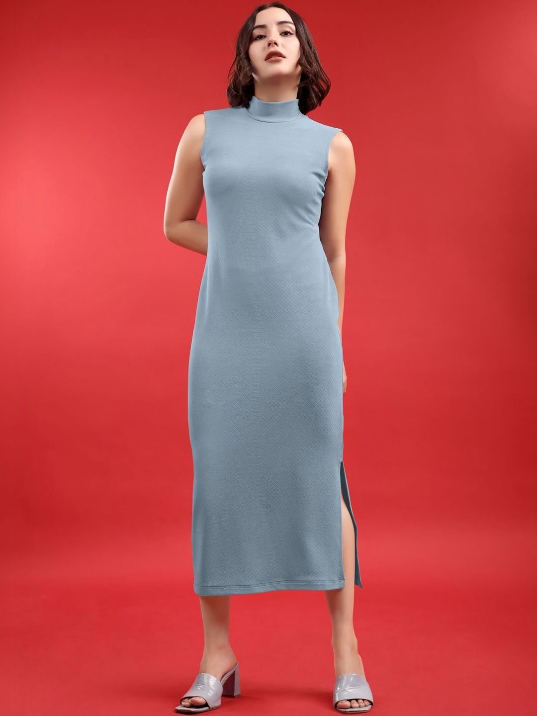 PURVAJA Sheath Midi Dress-image-36