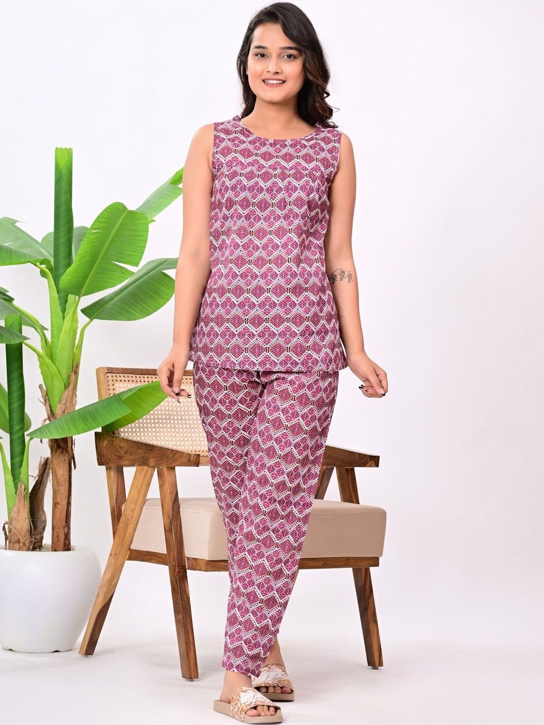 Gamyam Women Printed Night suit-picture-32