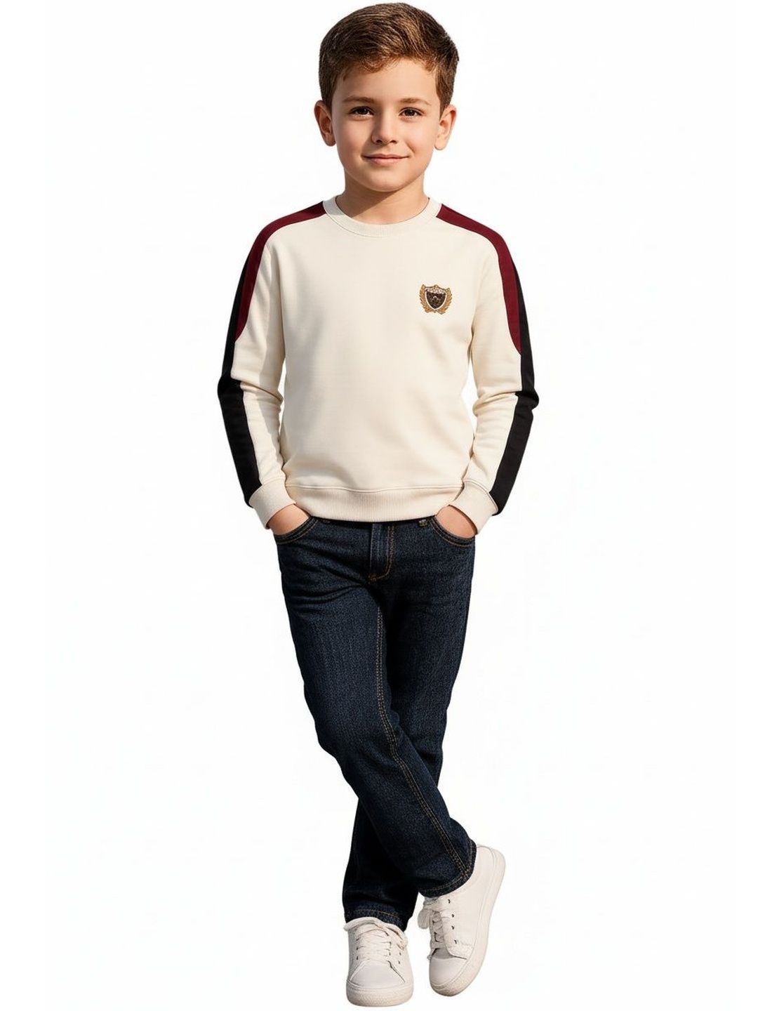 Octave Boys Colourblocked Sweatshirt-picture-57