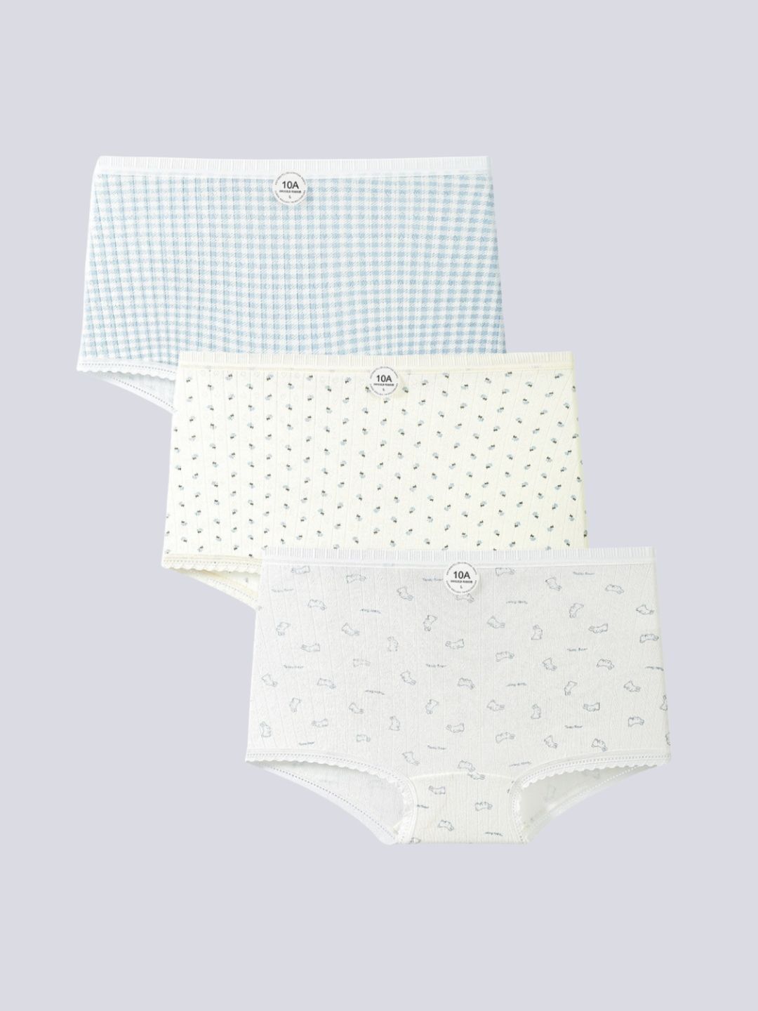 QAKVI Pack Of 3 Printed Mid-Rise Boyshorts Briefs-picture-58
