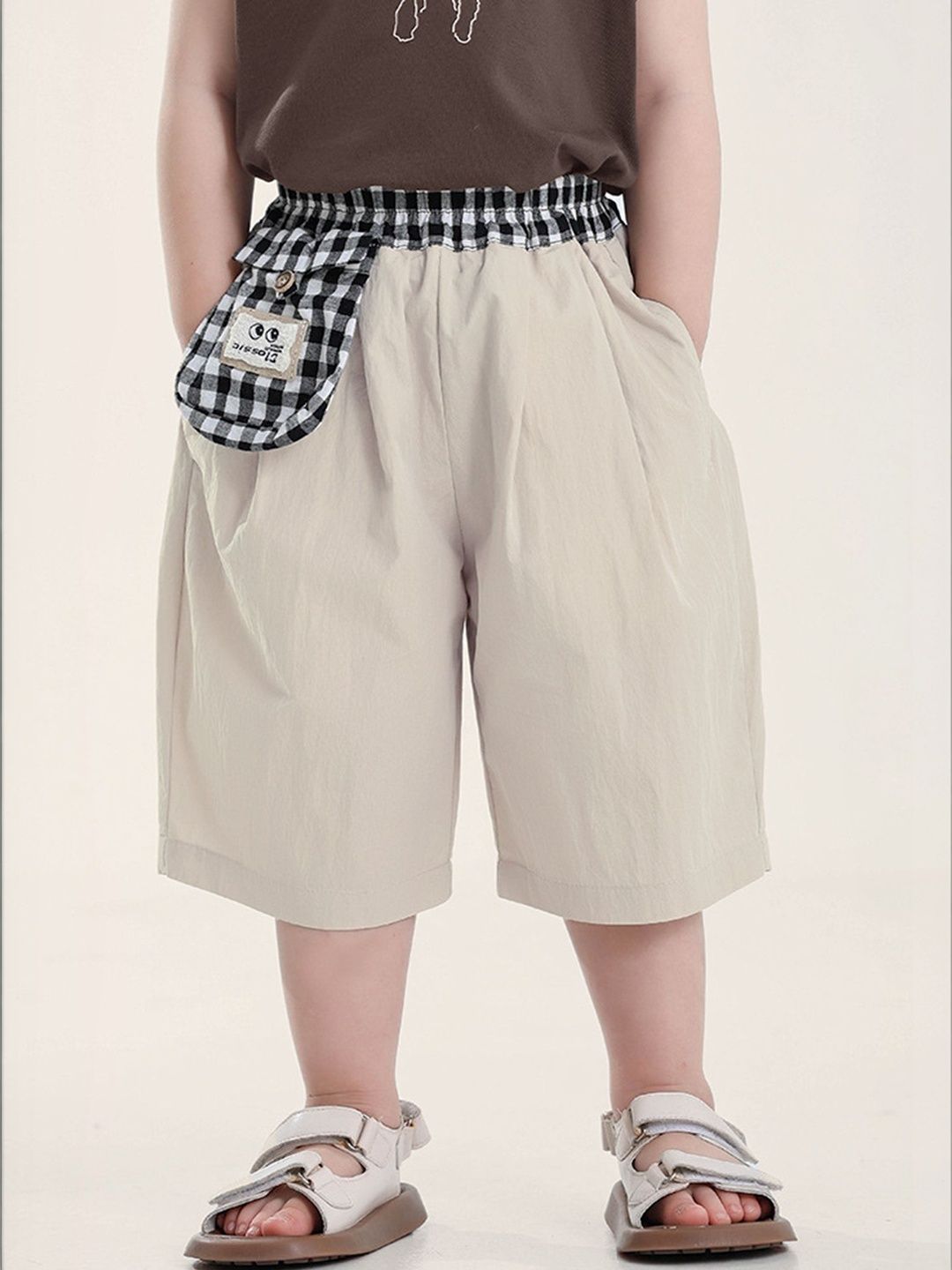 LULU & SKY Boys Checked Technology Shorts-picture-53