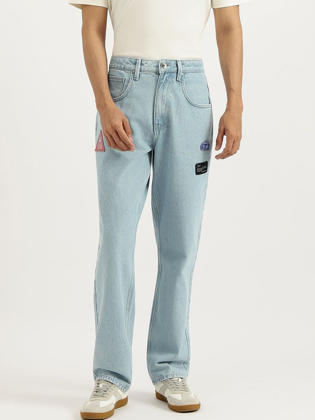 United Colors of Benetton Men Mid-Rise Light Fade Jeans-picture-15
