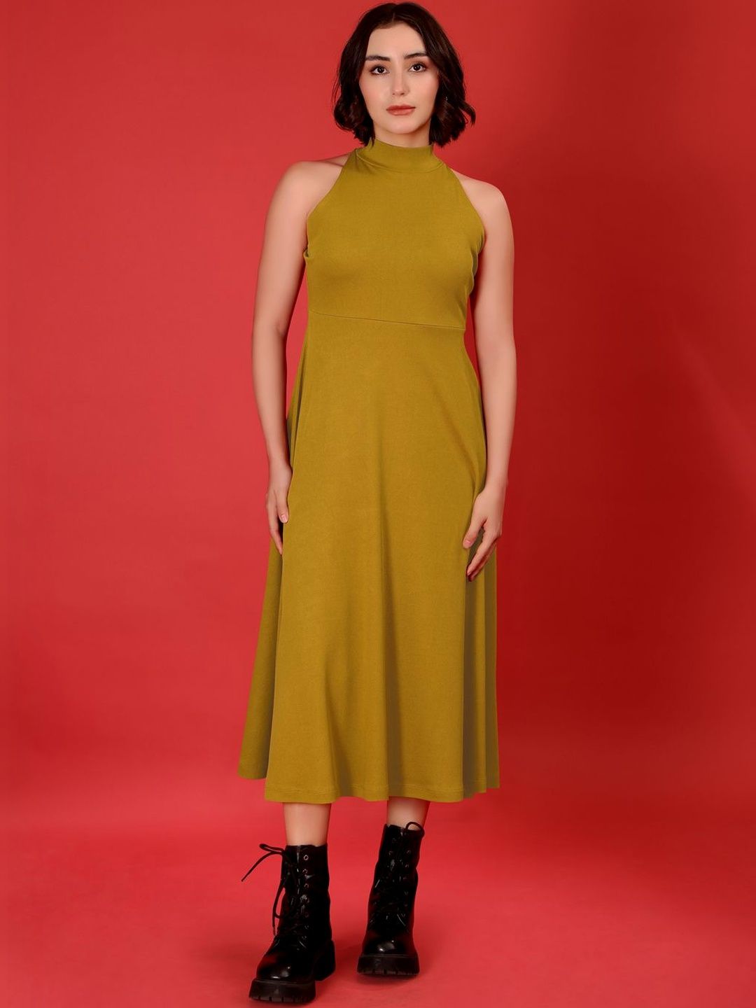 PURVAJA A-Line Midi Dress-picture-25
