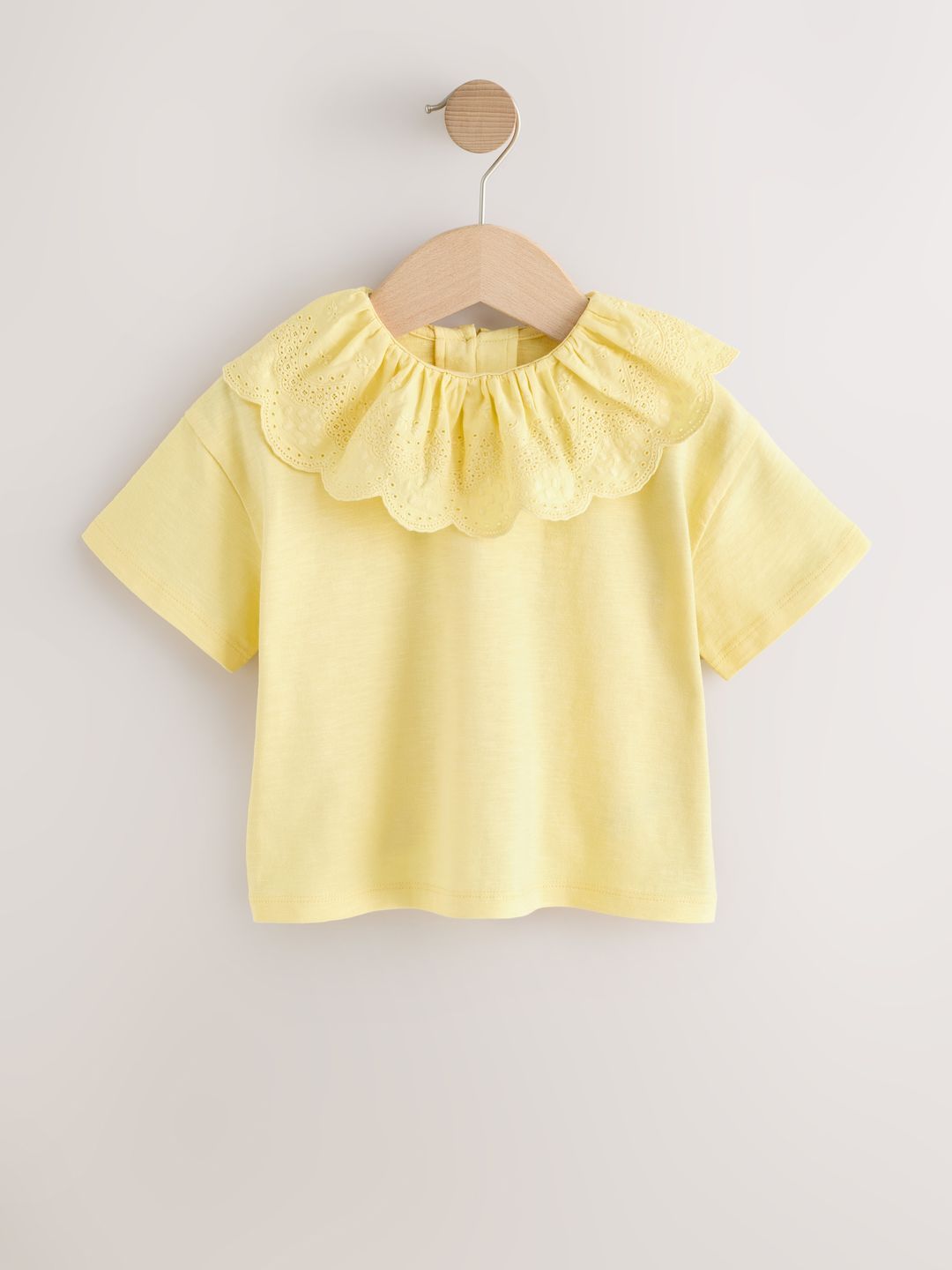 NEXT Girls Schiffli Pure Cotton Top