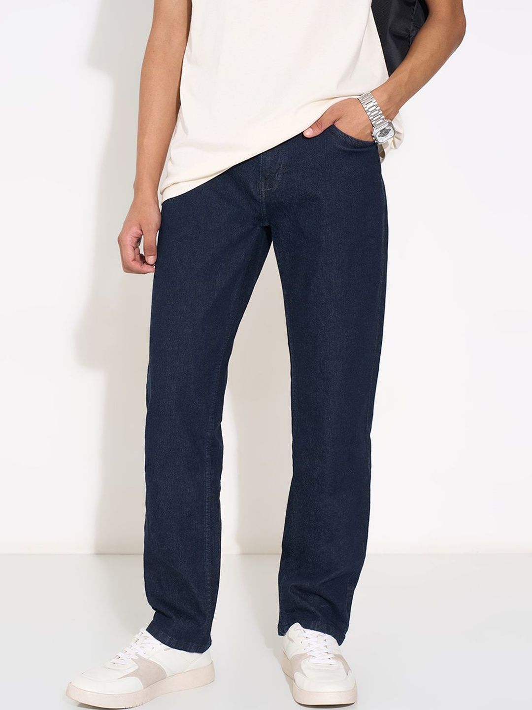 SF JEANS by Pantaloons Men Straight Fit Mid-Rise Jeans-picture-22