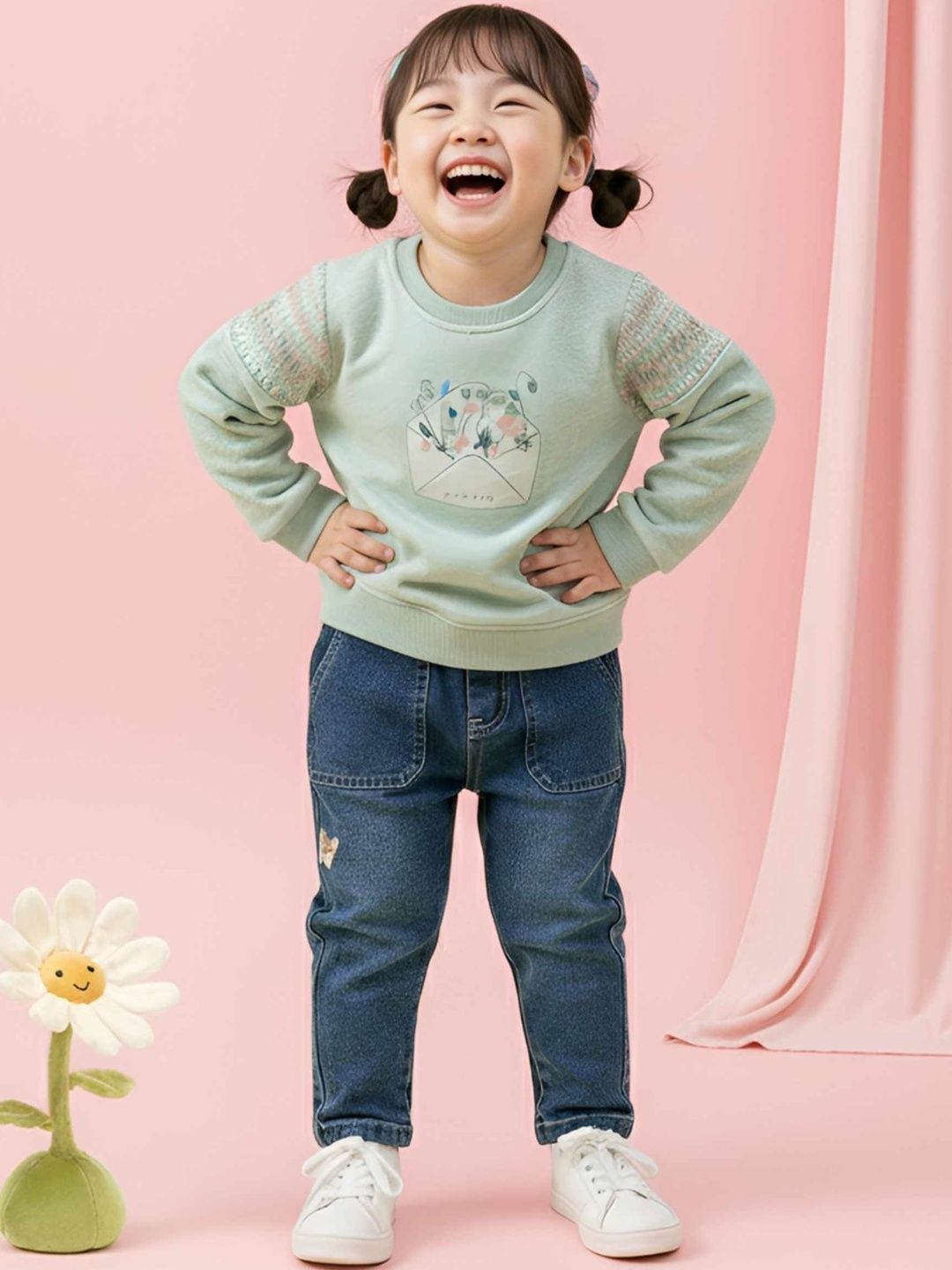 Babys Day Girls Printed Trousers-picture-36