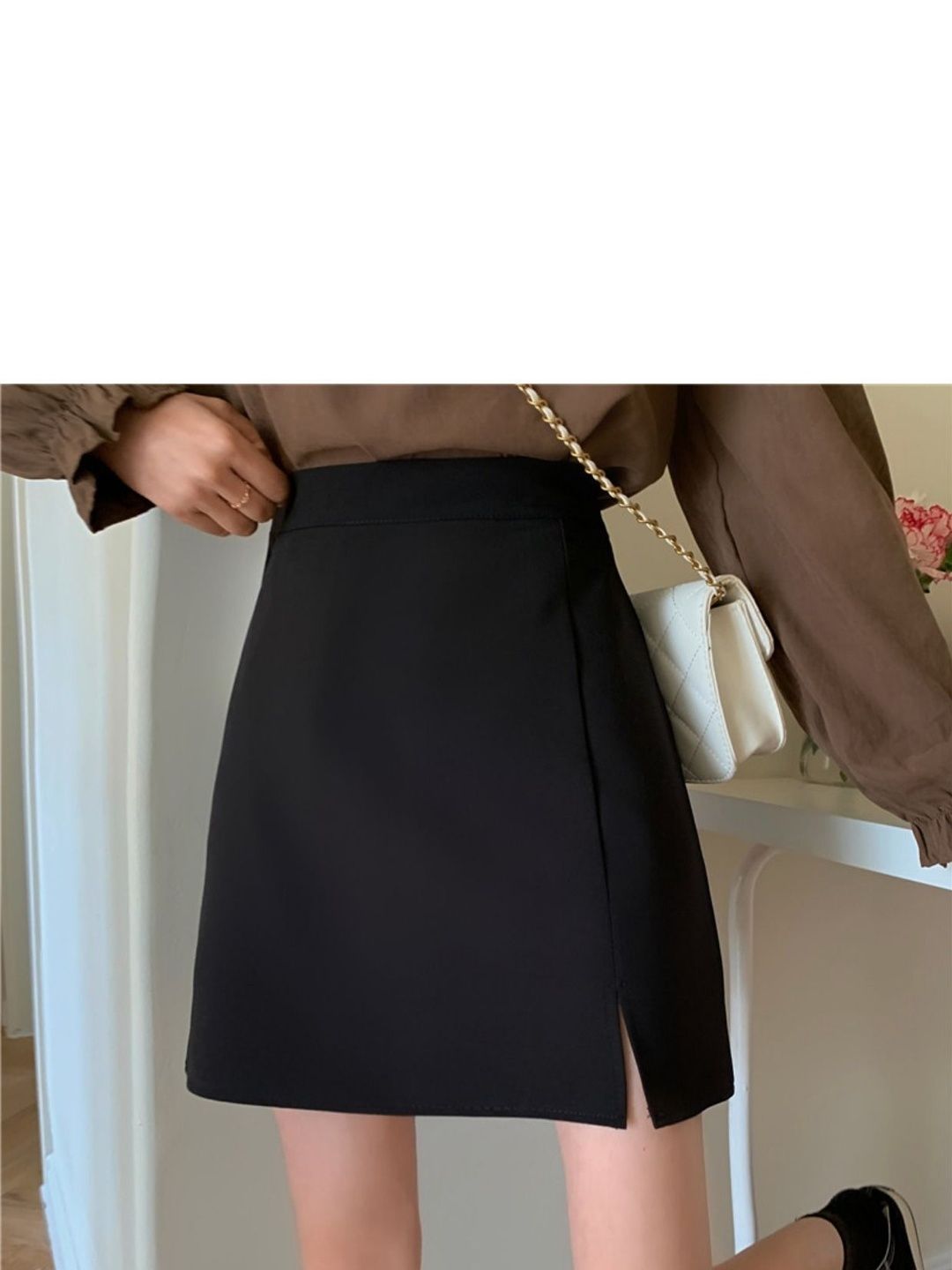 HERE&NOW Mini-Length A-Line Skirts-picture-11