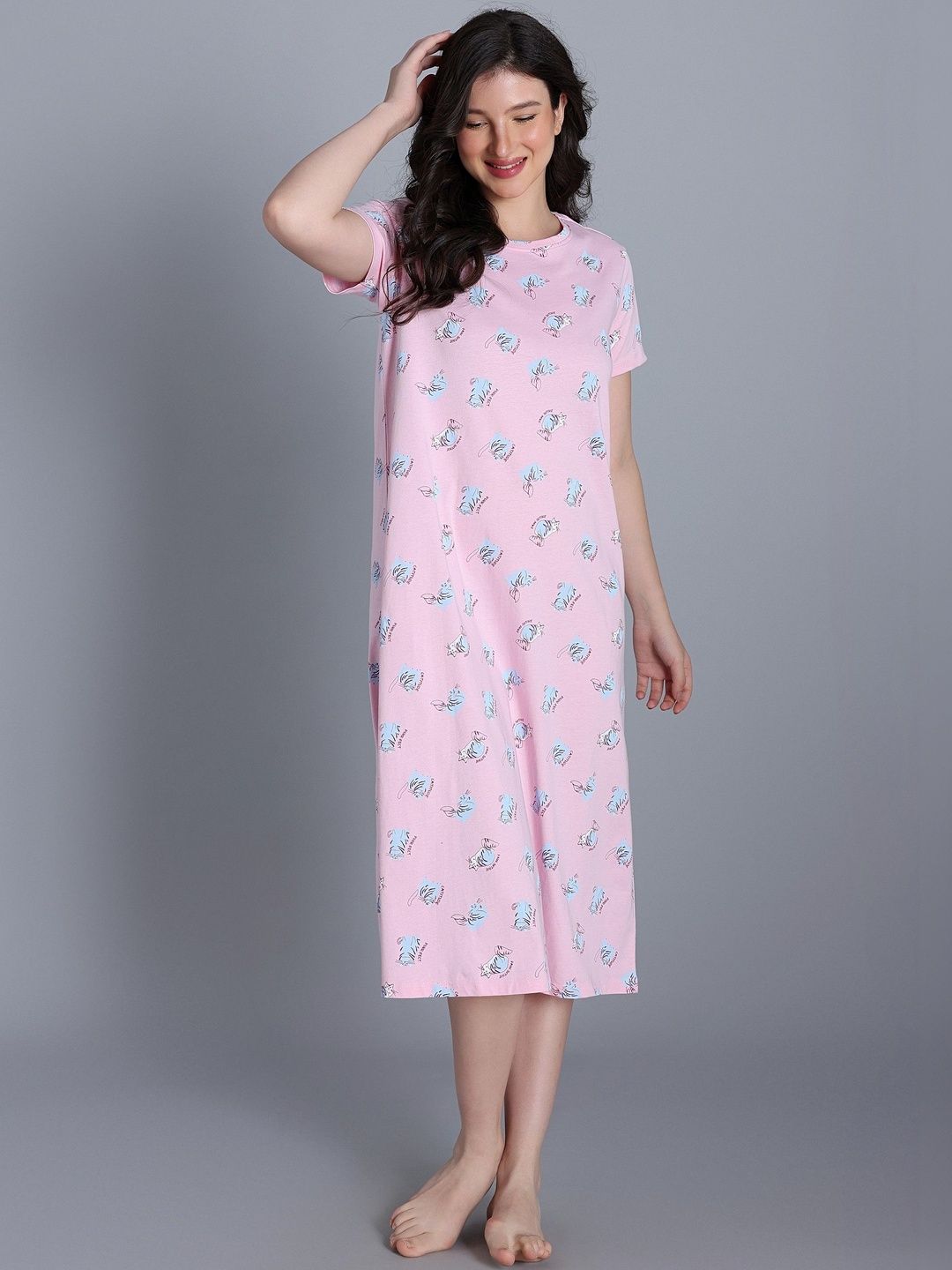 Zivame Printed Nightdress-picture-10