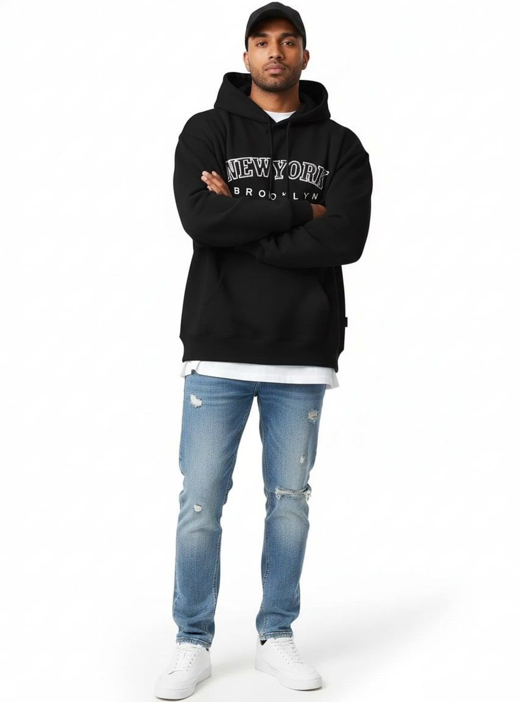 Roadster Men Printed Hooded Sweatshirt-picture-42