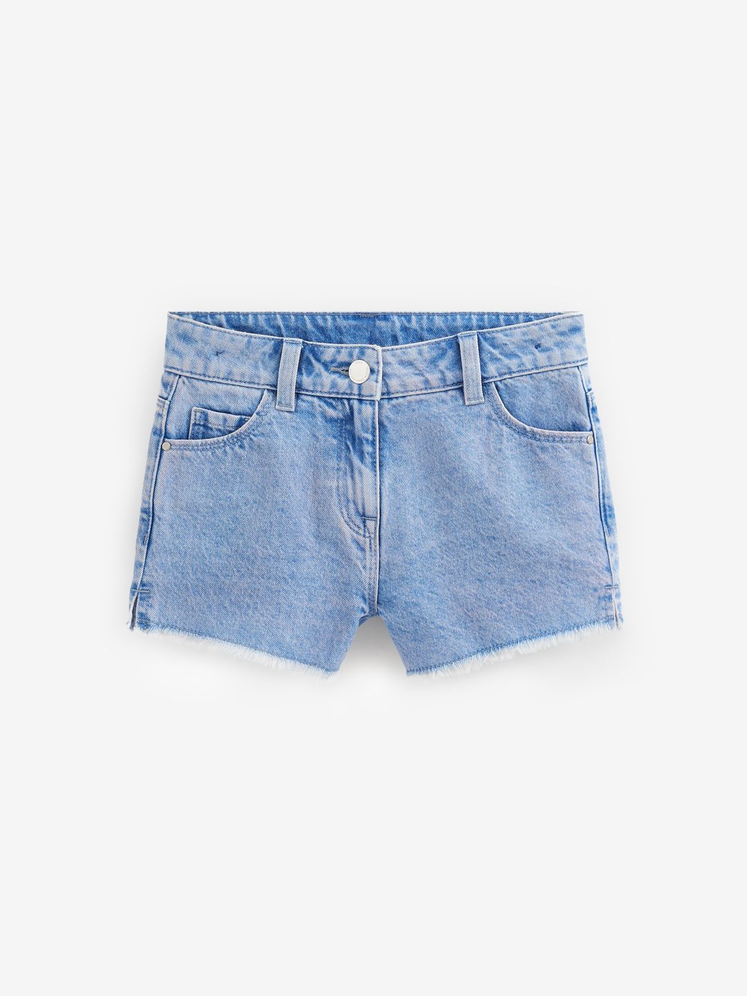 NEXT Girls Pure Cotton Denim Shorts-picture-50