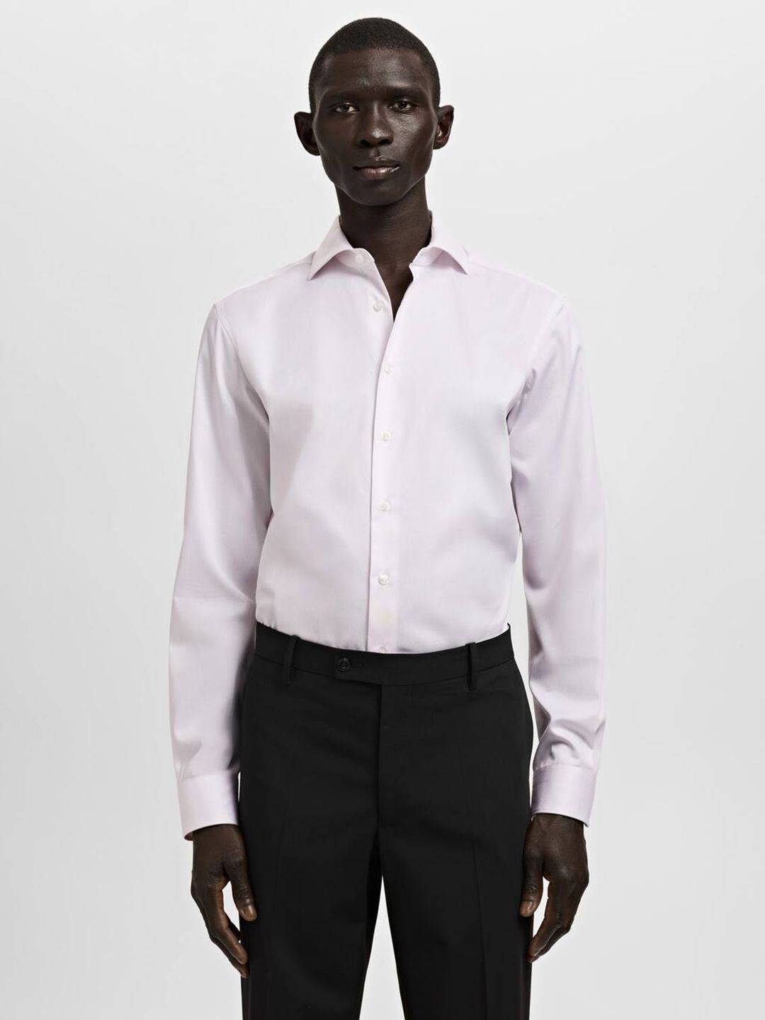 MANGO MAN Pure Cotton Formal Suit Shirt-picture-36