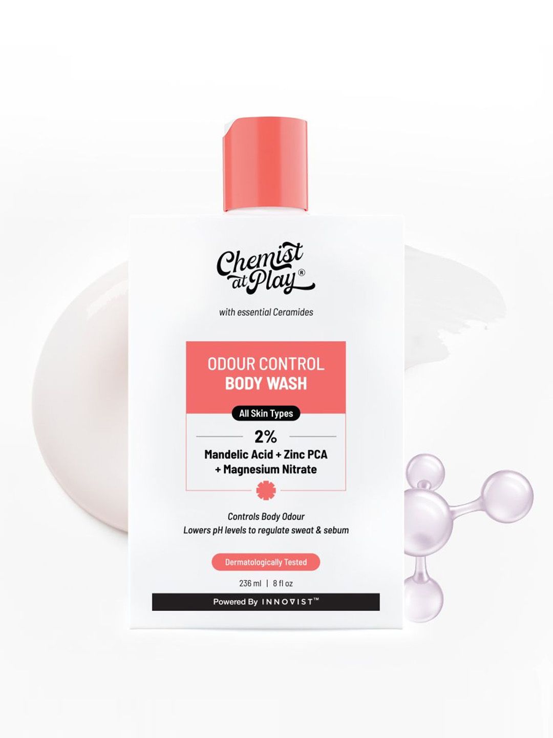 Chemist at Play Odour Control Body Wash- 236 ml