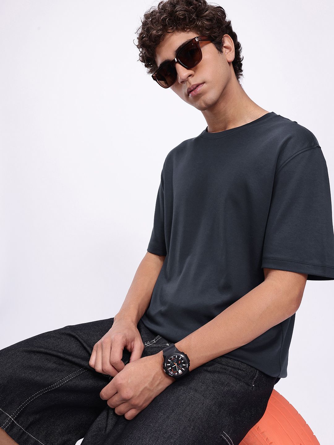 Kook N Keech Drop-Shoulder Sleeves Pure Cotton Relaxed Fit T-shirt-picture-26