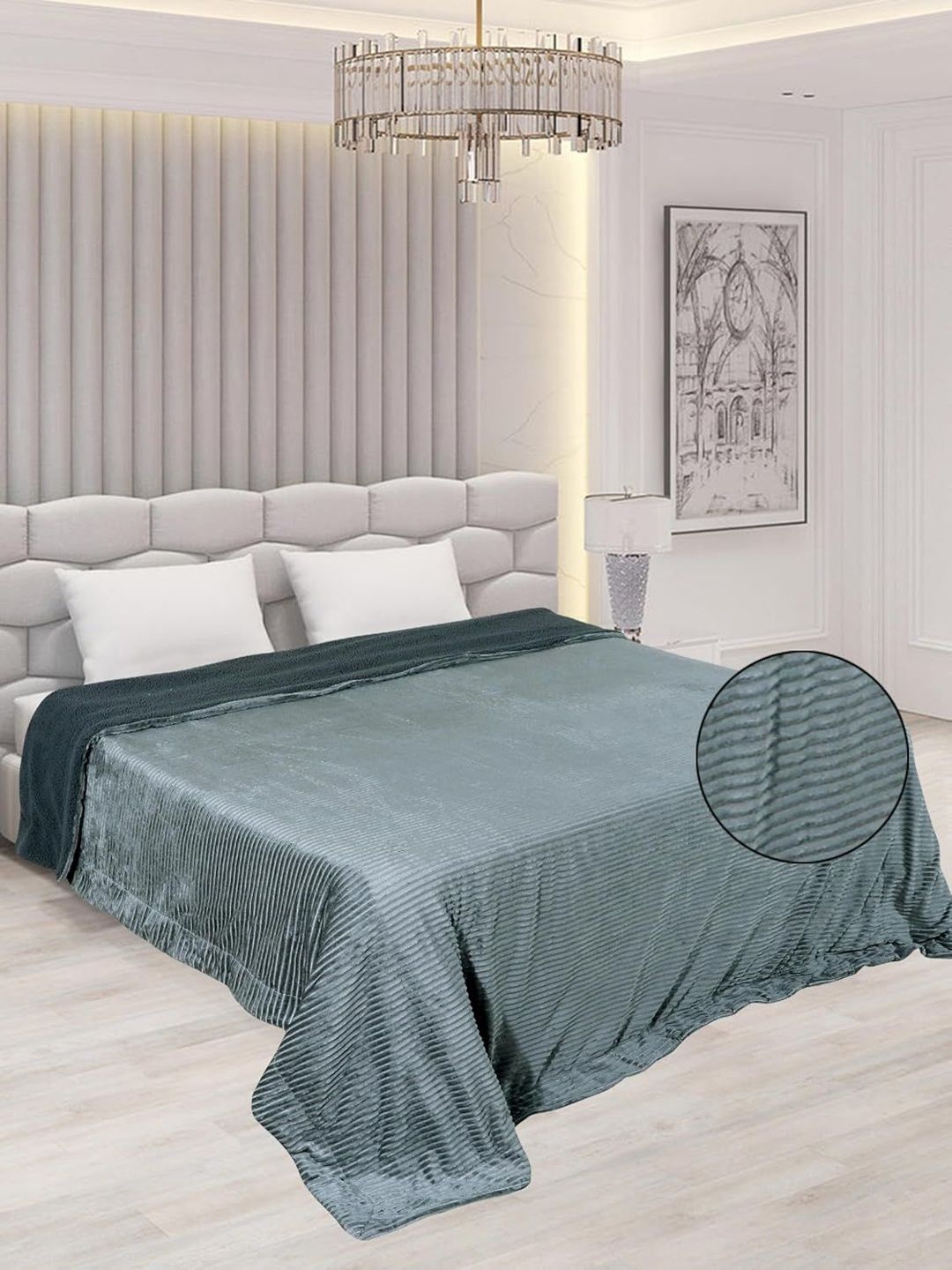 RD TREND Grey Heavy 500 GSM Double Bed Blanket-image-46