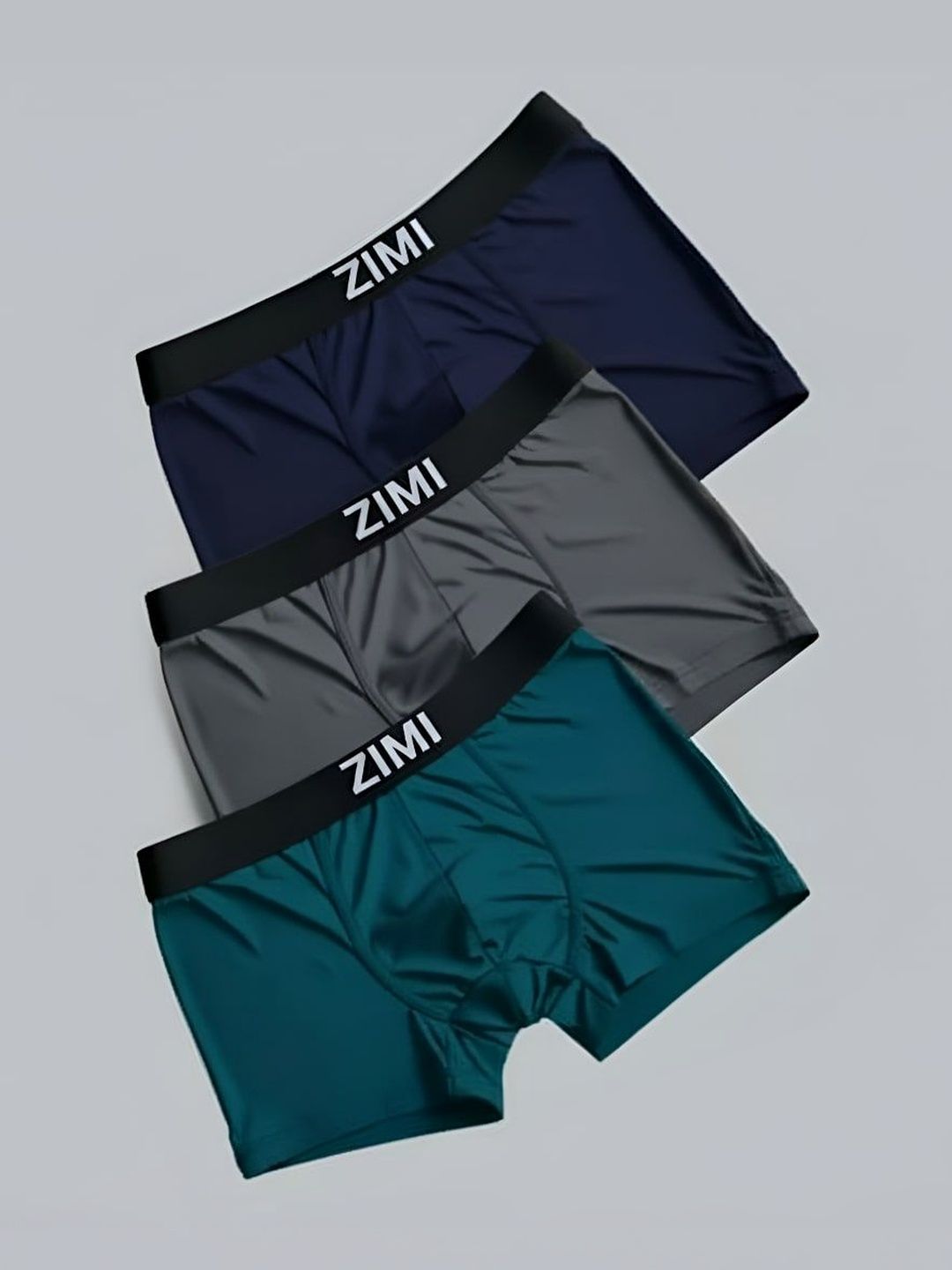 ZIMI LIFESTYLE Pack of 3 Mid Rise Trunk-picture-14