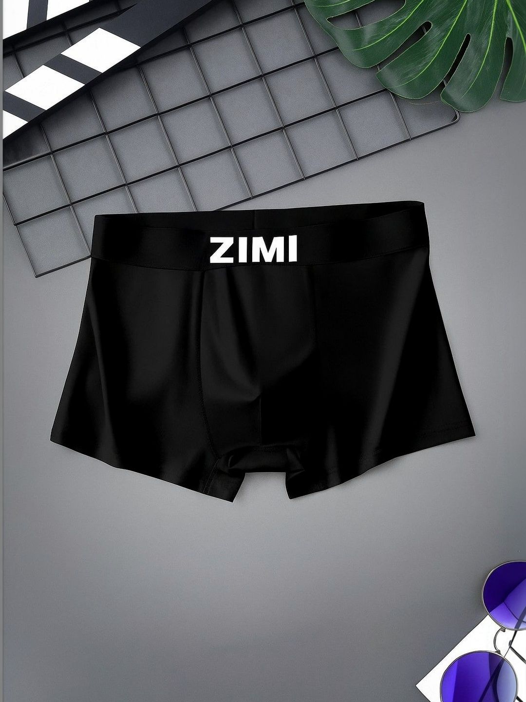 ZIMI LIFESTYLE Men Pack of 3 Solid Short Trunks-picture-35