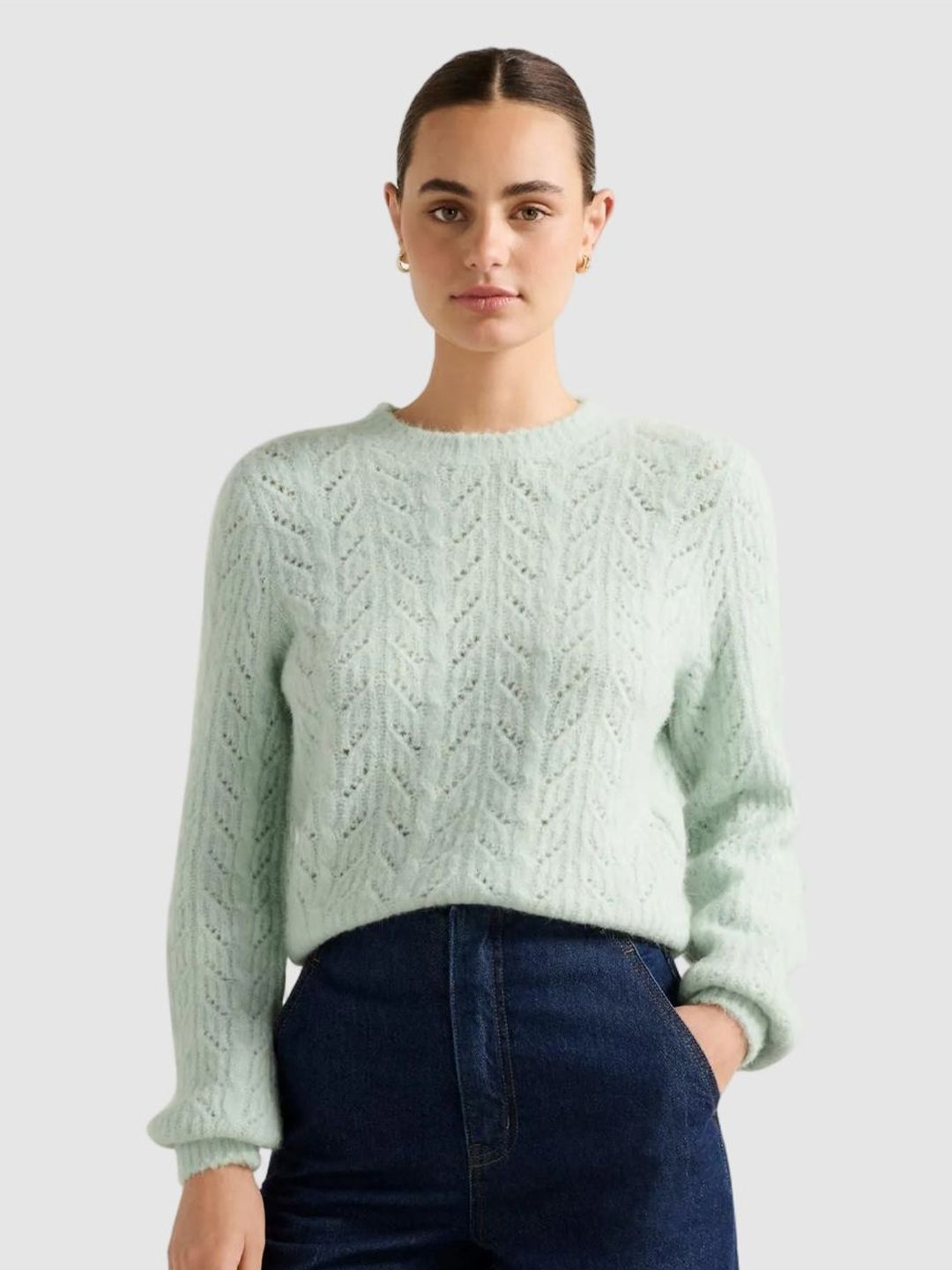 FOREVER NEW Women Cable Knit Pullover-picture-53
