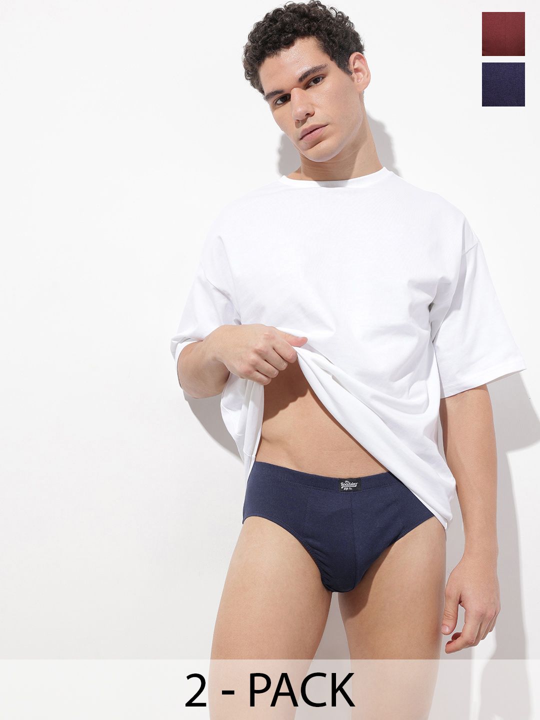 The Roadster Life Co. Men Pack of 2 Pure Cotton Basic Briefs-picture-32