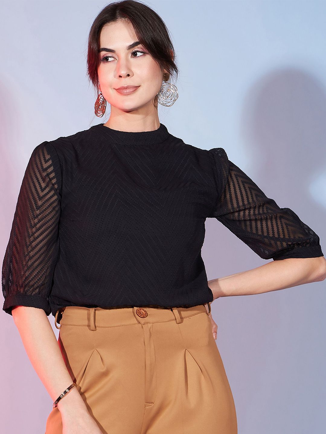 DressBerry Puff Sleeve Top-picture-38